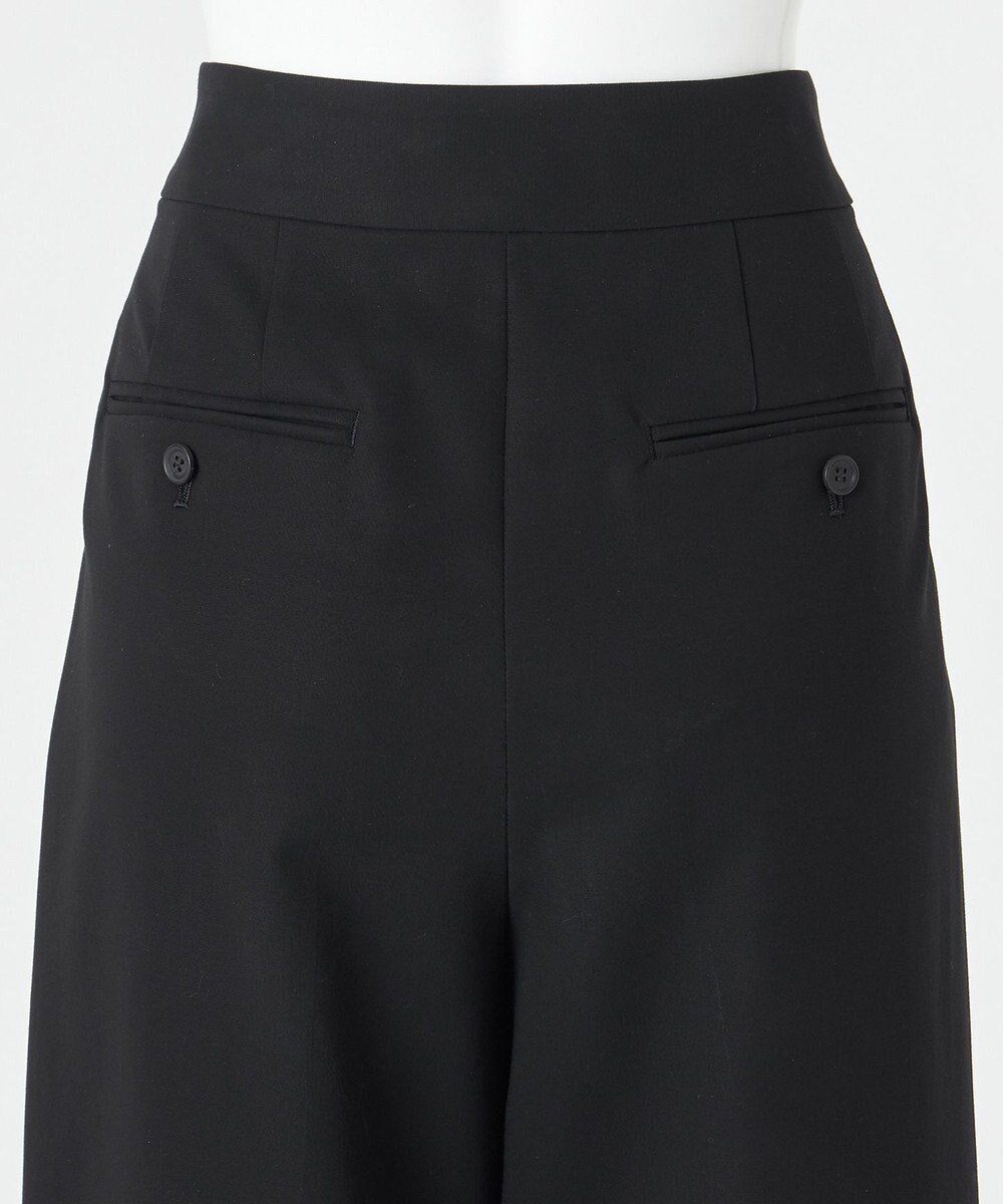 23区 【エステータ】コットンダブルクロス ワイドシルエットパンツ 