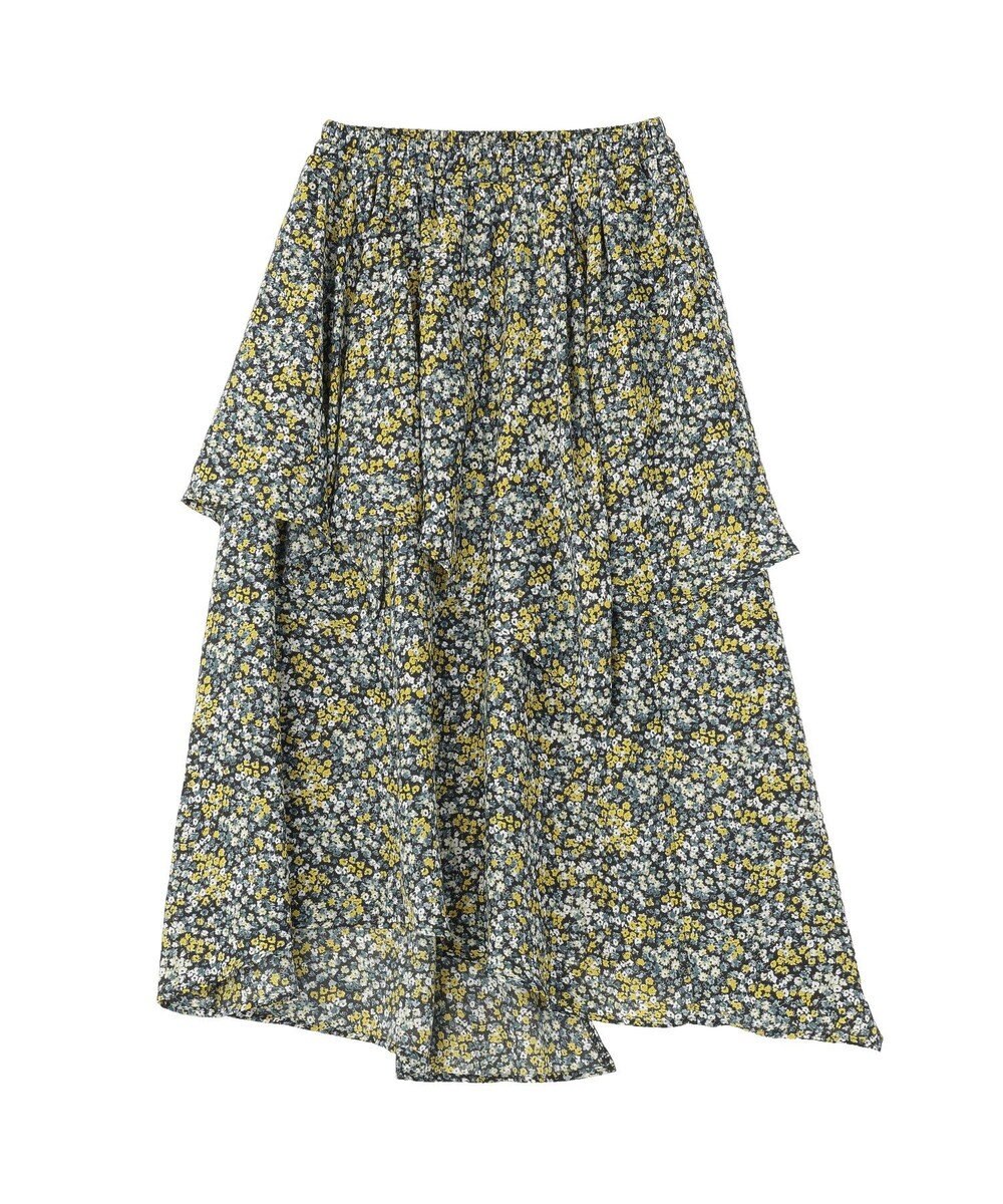 Green Parks 花柄イレヘムボリュームスカート 