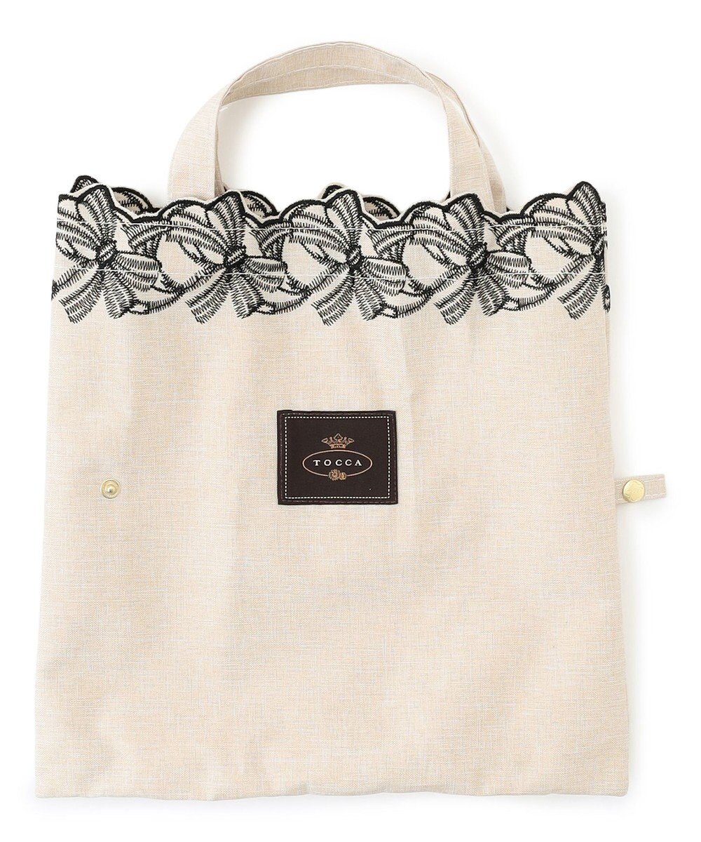 TOCCA 【晴雨兼用】DANCING RIBBON UMBRELLA 折り畳み傘 収納バッグ付き 