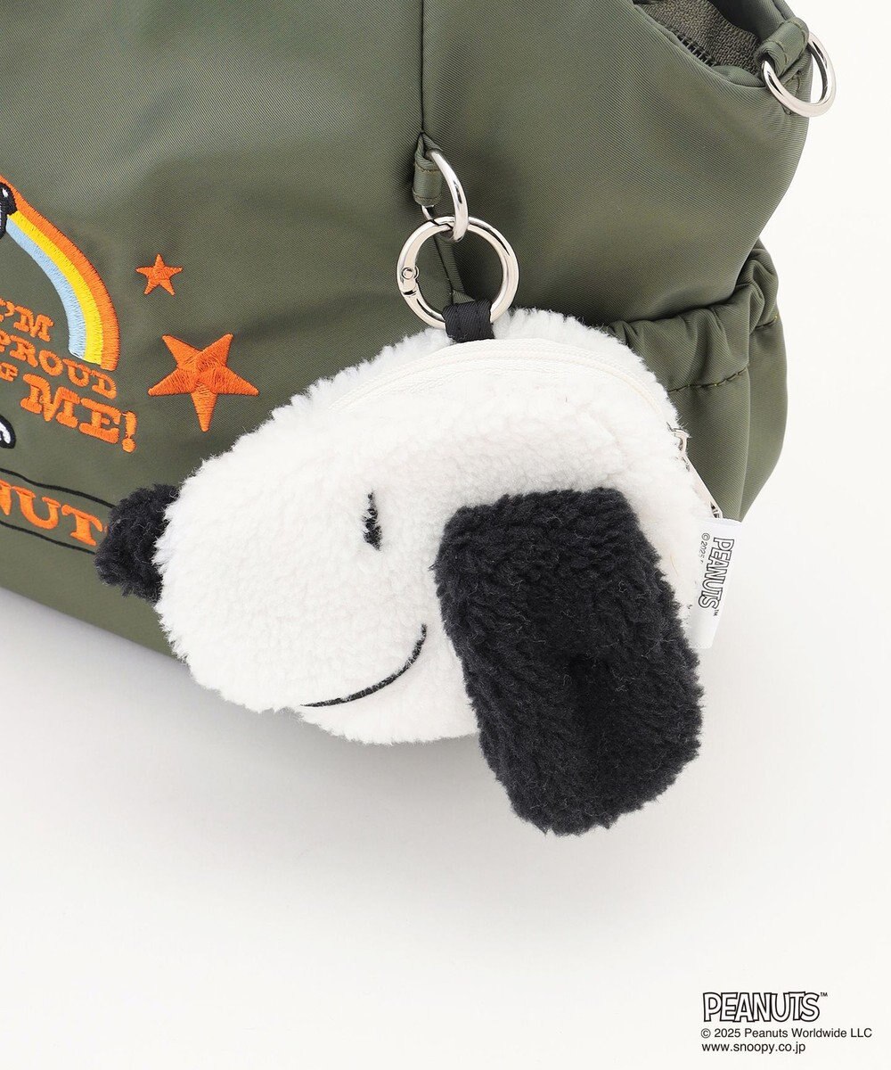 Y'SACCS SNOOPYデザイン サイドギャザー2wayトート　Sサイズ(レインボー） 