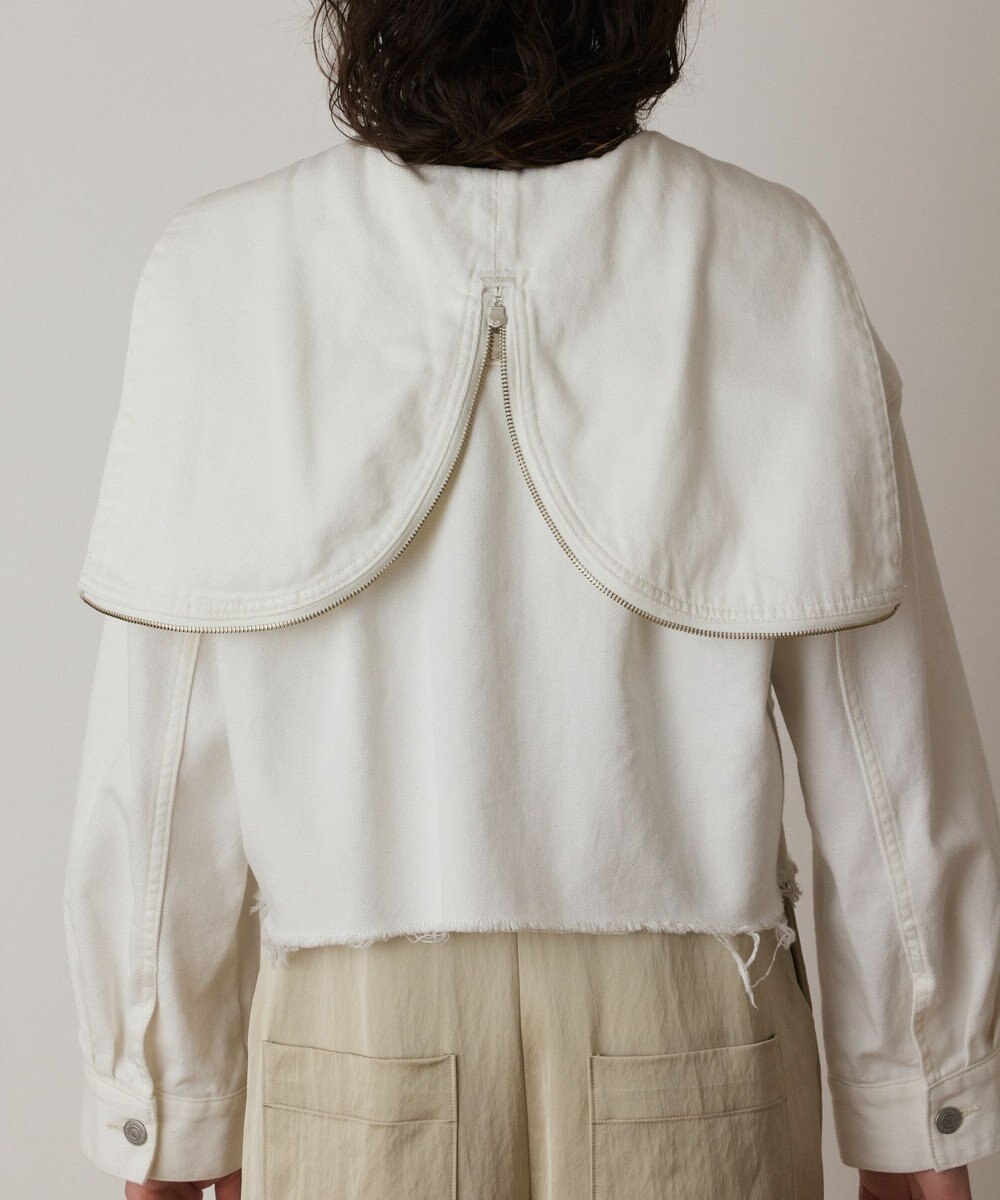 GRACE CONTINENTAL フードジップデニムジャケット 