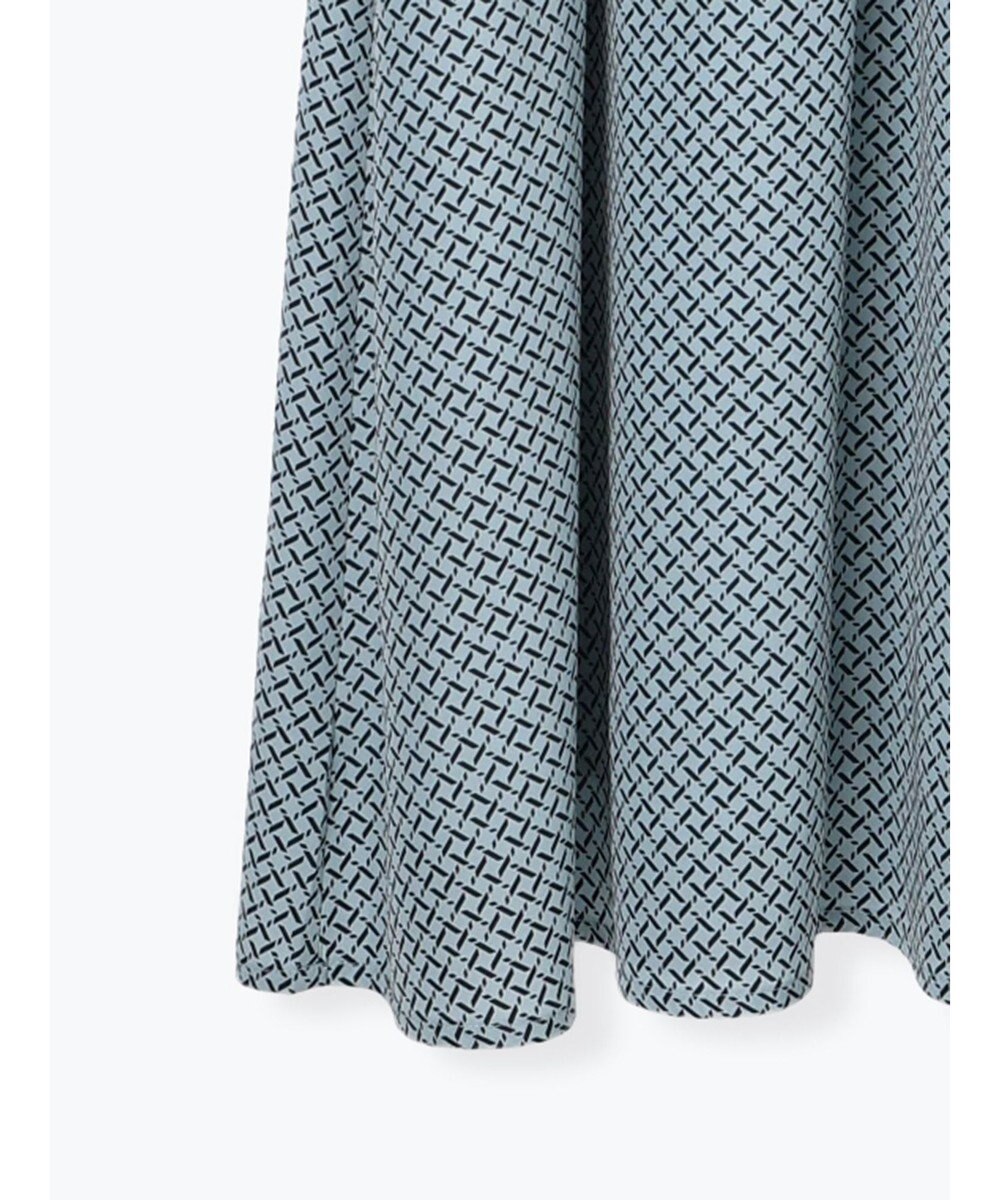 Te chichi バイカラーシャーリングワンピース 