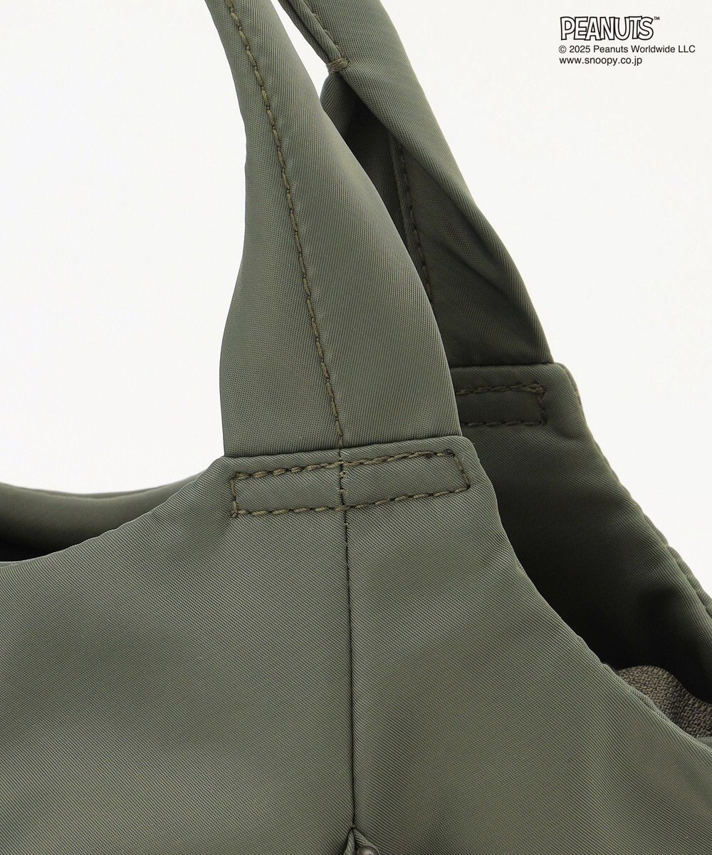 Y'SACCS SNOOPYデザイン サイドギャザー2wayトート　Sサイズ(レインボー） 