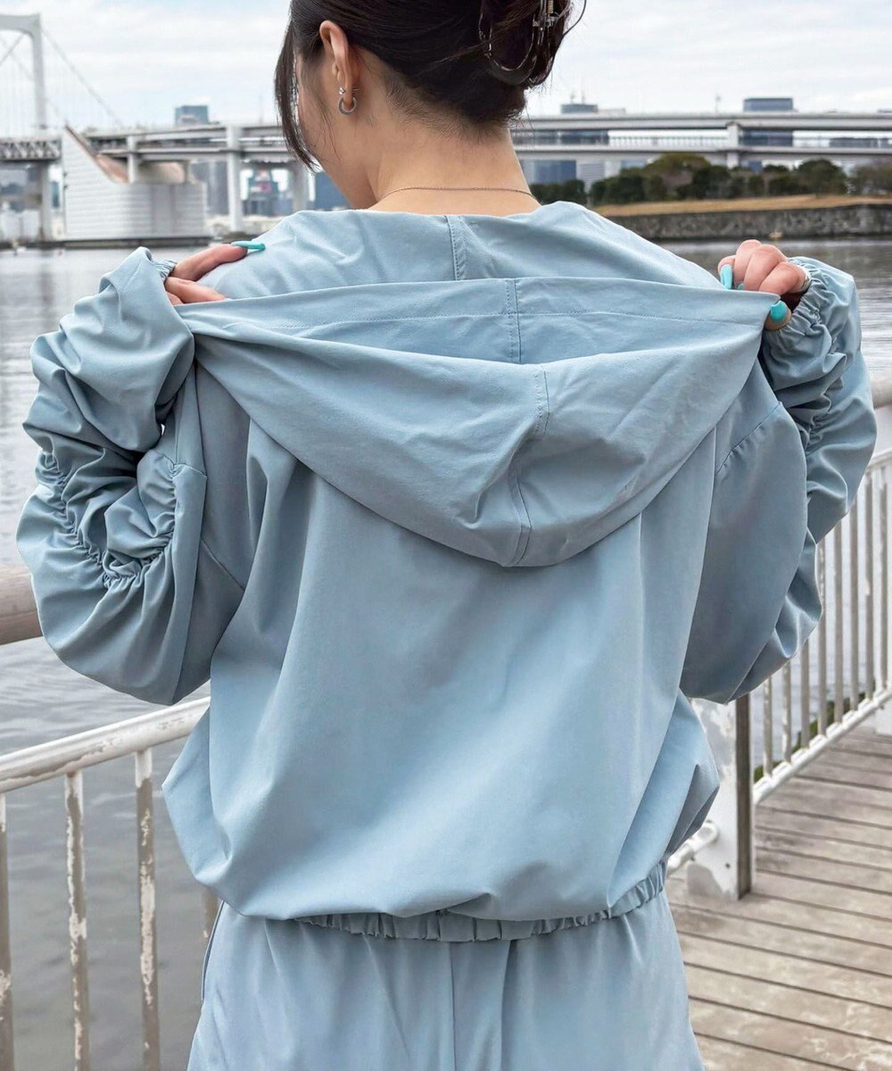 WEGO 【日焼け対策/セットアップ対応】ラッシュガードシャーリングパーカー 