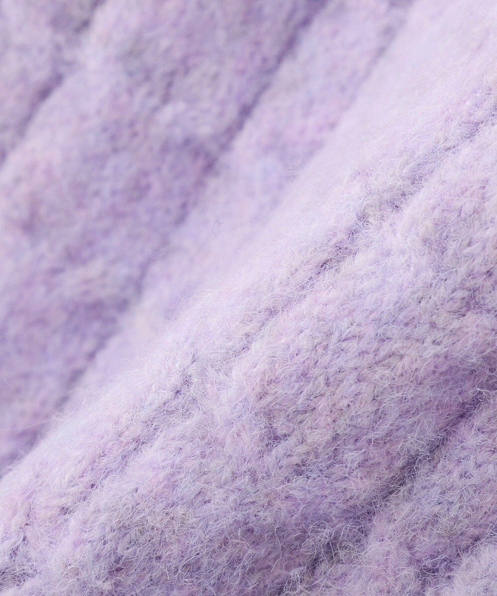 CRAFT STANDARD BOUTIQUE 起毛ケーブルVニットネックニットプルオーバー 