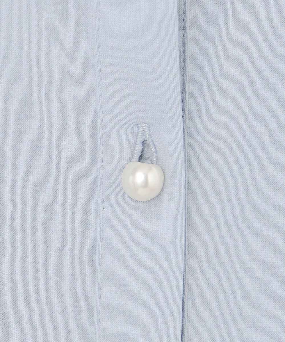 組曲 【WEB限定】プレーティング天竺ティアード カットソー 