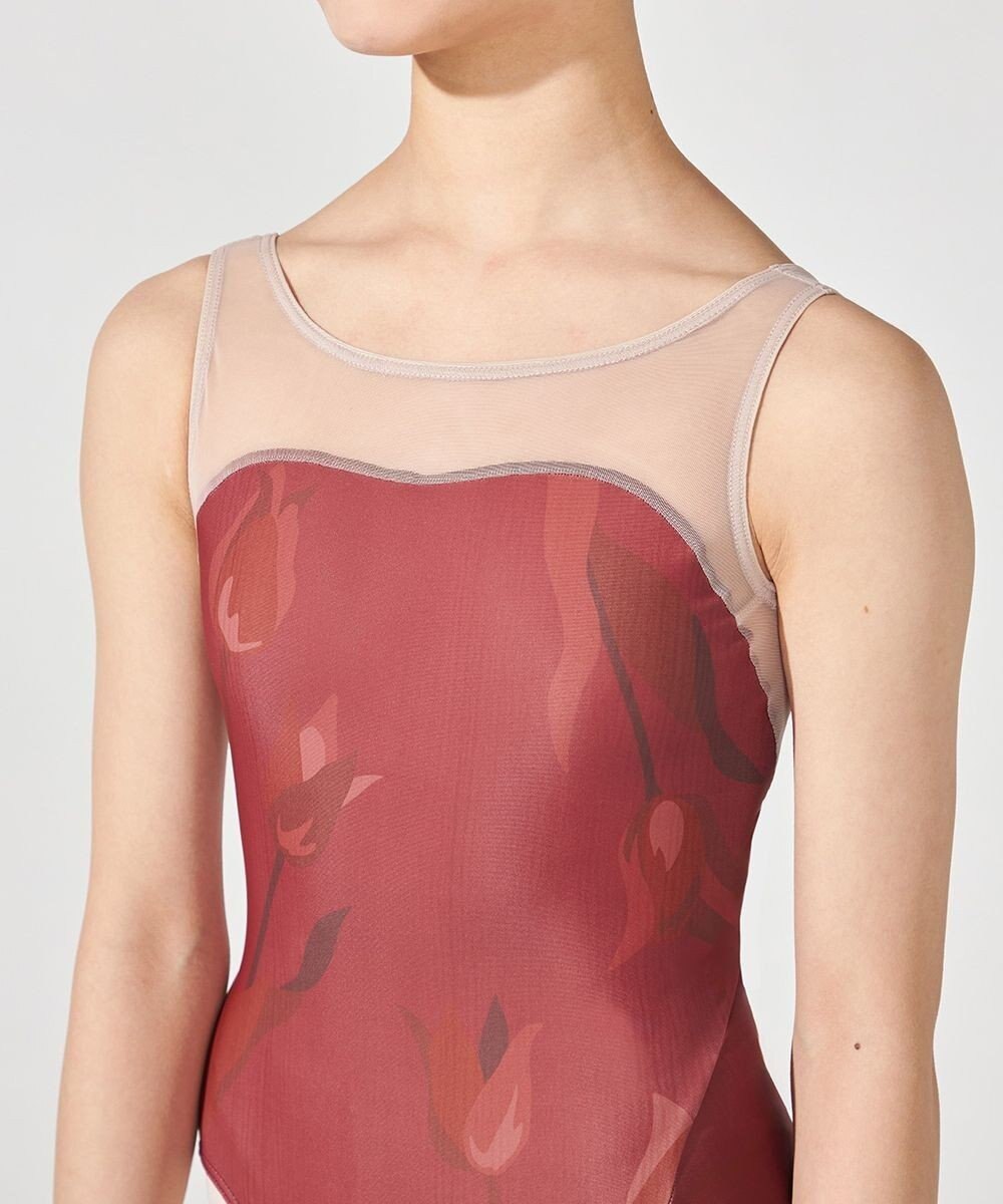 Chacott ノースリーブレオタード 