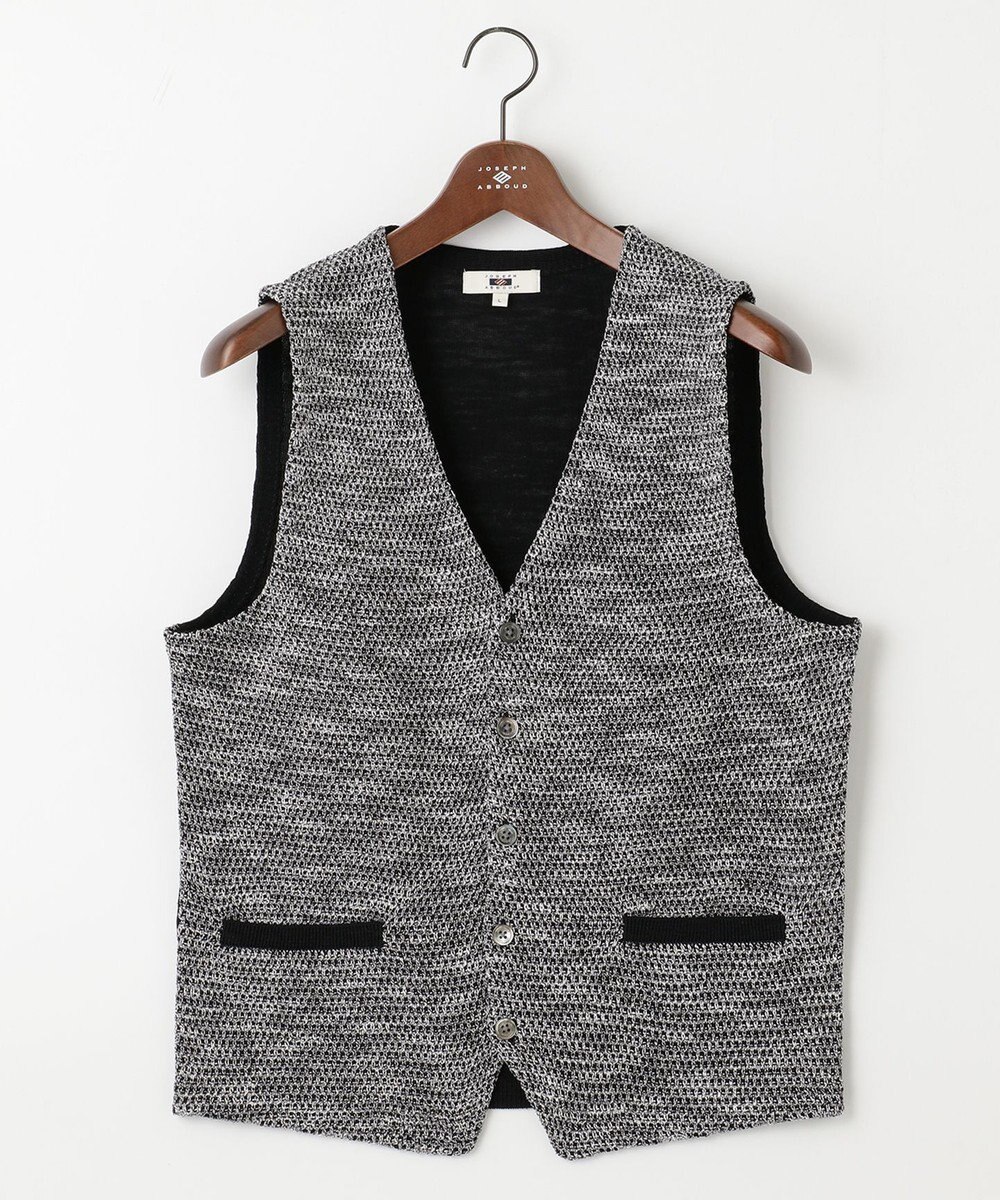 JOSEPH ABBOUD 【キングサイズ・清涼感/軽い/洗える】 スラブギマニットベスト 