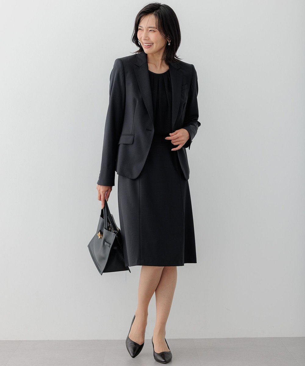 23区 S 【洗える】ドビードットシフォン ブラウス 