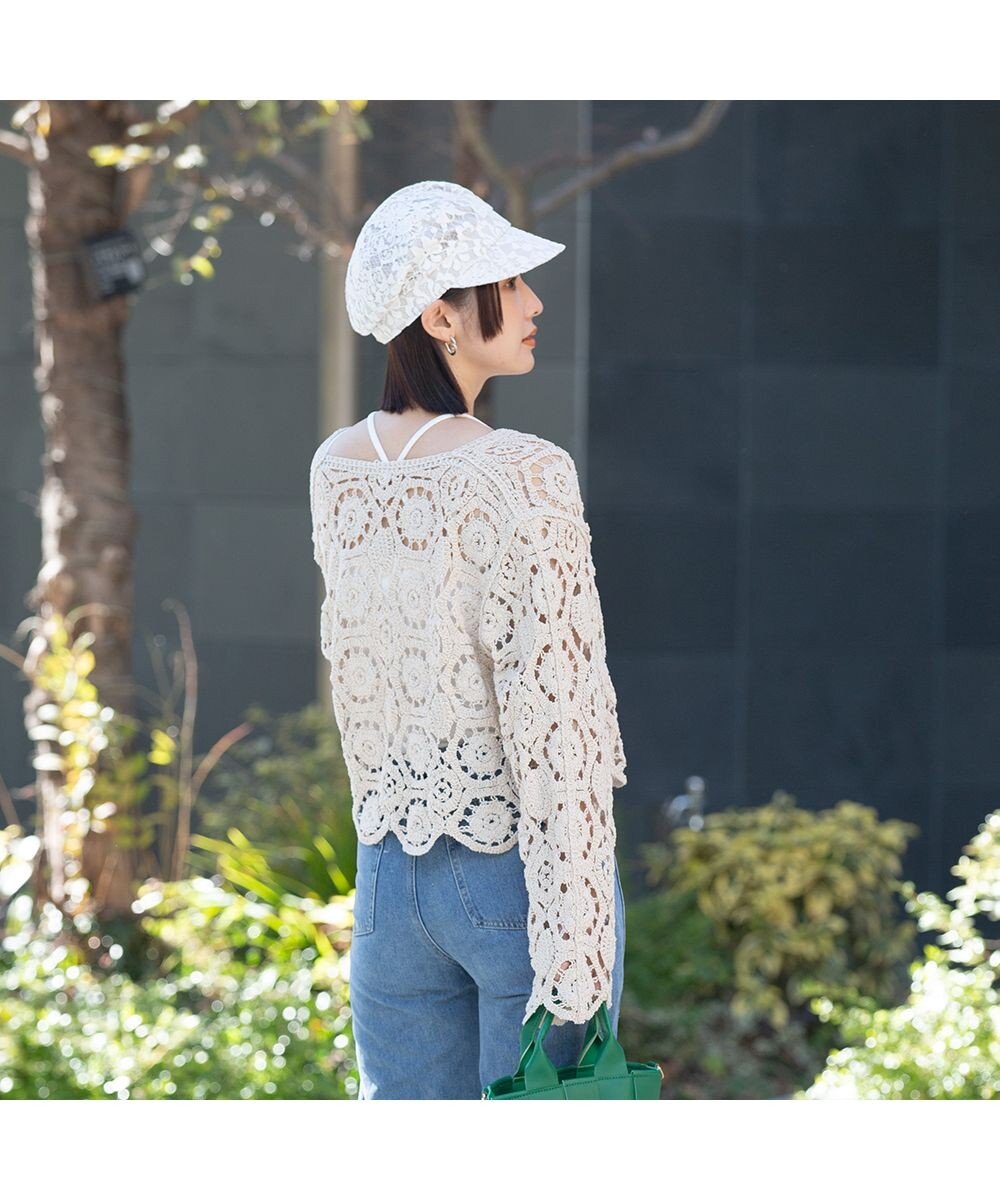 林八百吉商店 un chapeau  レースキャスケット 