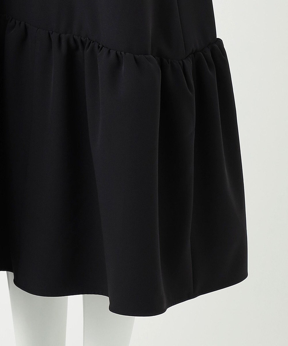 23区 【R(アール)】スキューバダブルクロス ティアードワンピース 