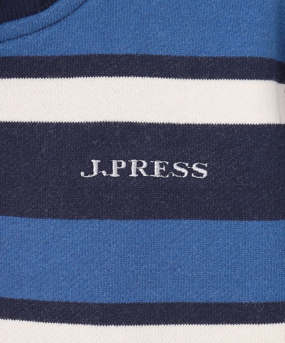 J.PRESS KIDS 【110-130cm】ハーフジップ ボーダー トレーナー 