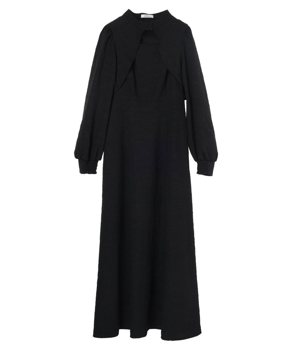 earth music&ecology ＳＥＴ２点ジャガードボレロ＋ワンピース 