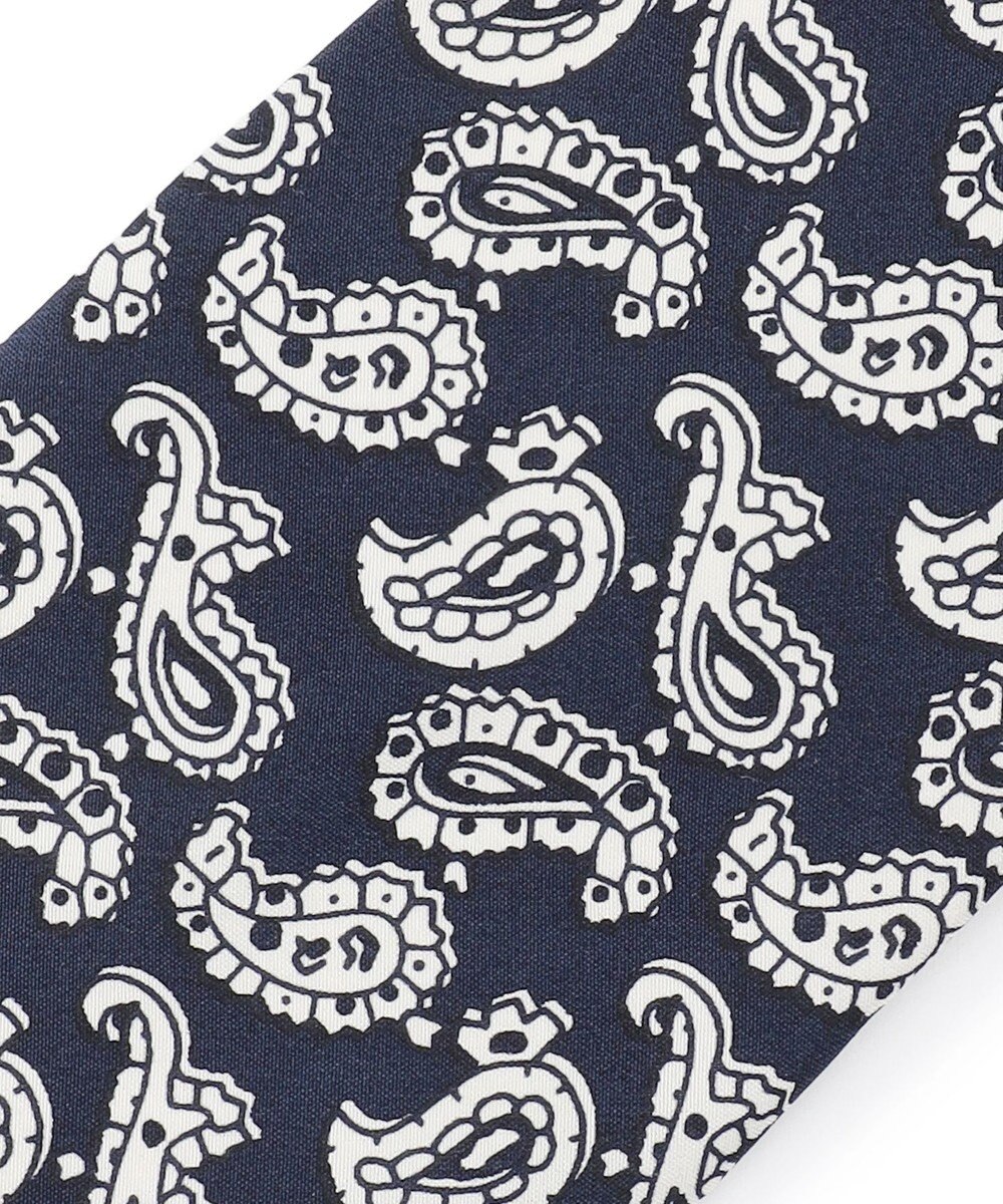 J.PRESS MEN ハンドプリントペイズリー ネクタイ 