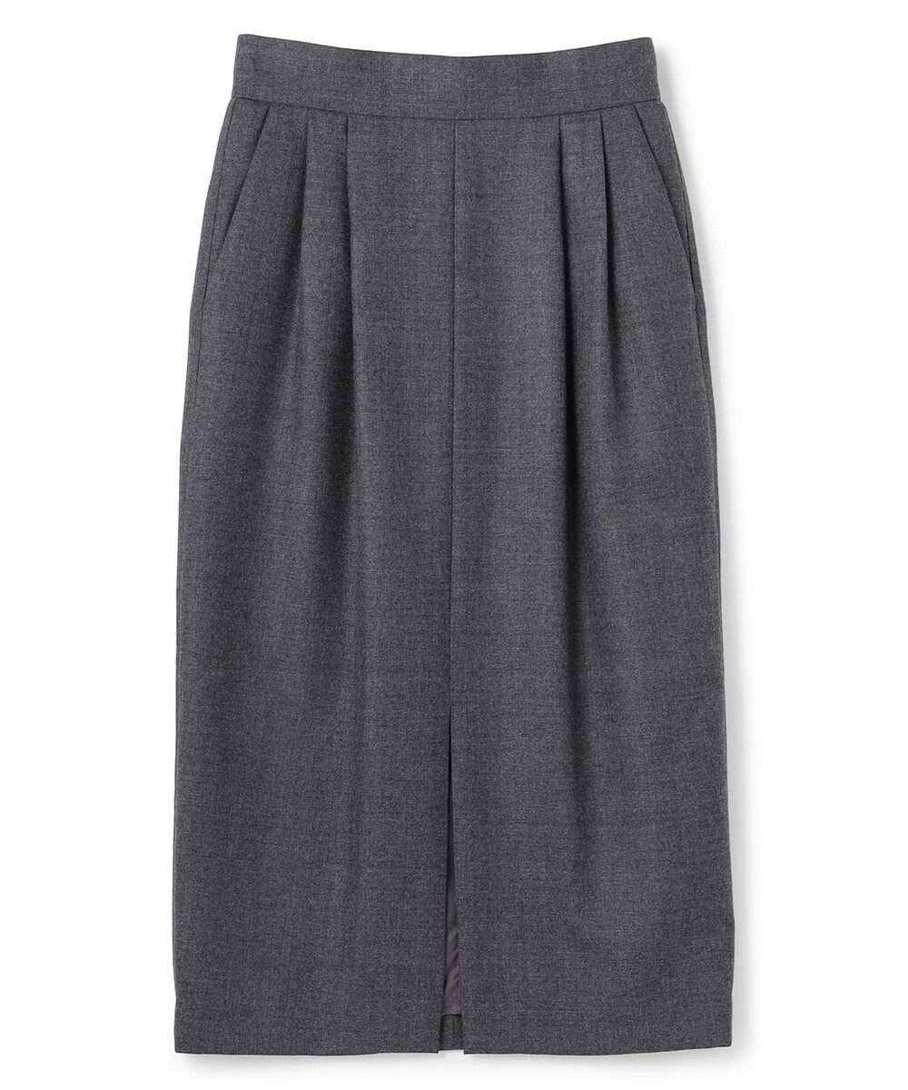 BEIGE， 【VERY NaVY12月号掲載】TERNES / 2タックウールスカート 