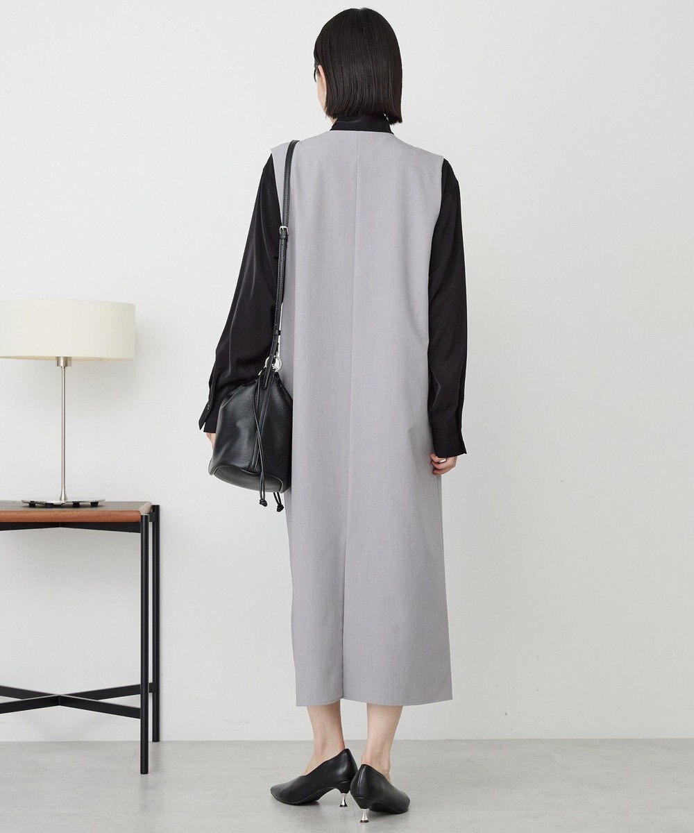 AMERICAN HOLIC 【イージーケア】ジレワンピース 