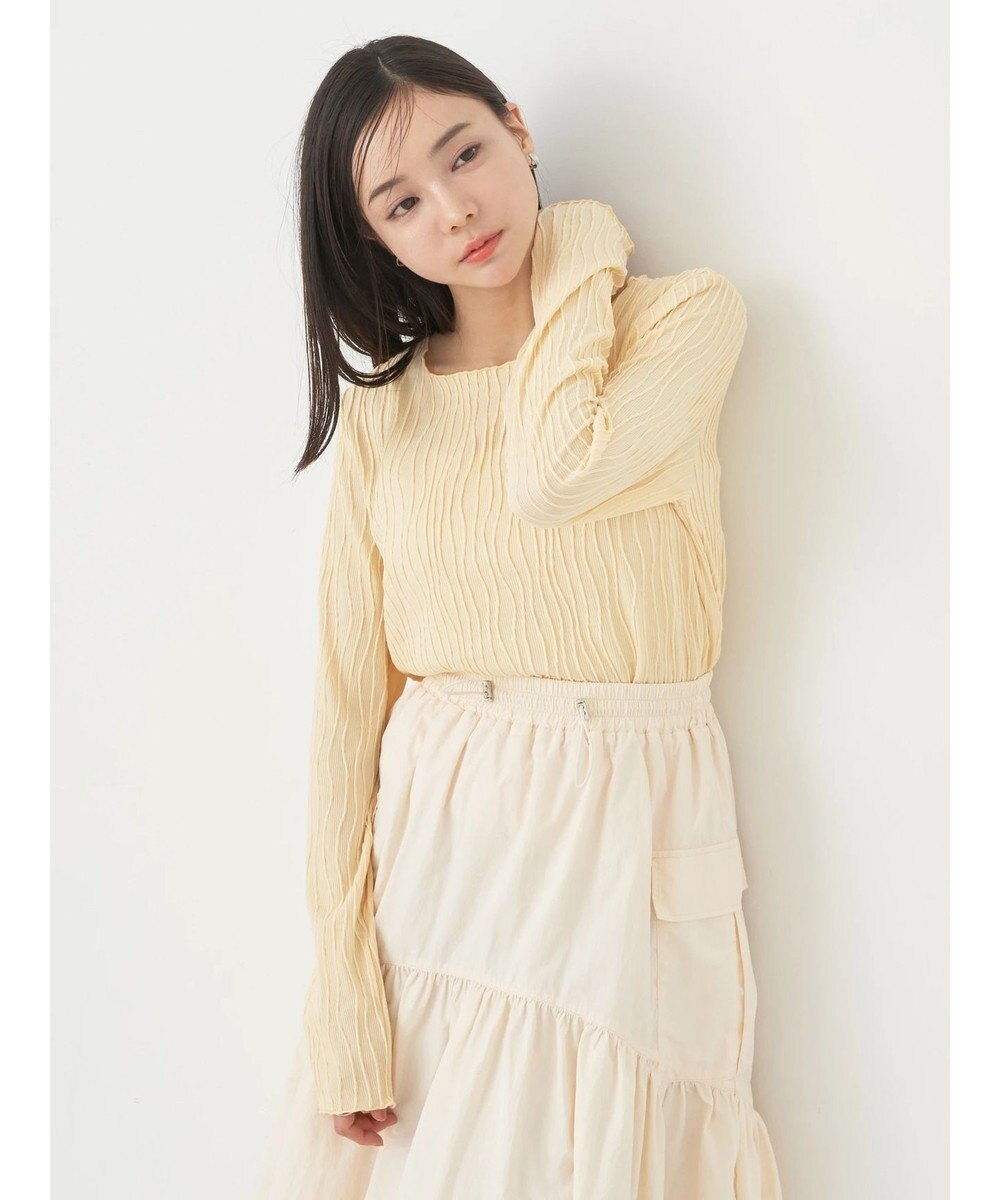 earth music&ecology うねうねプルオーバー 