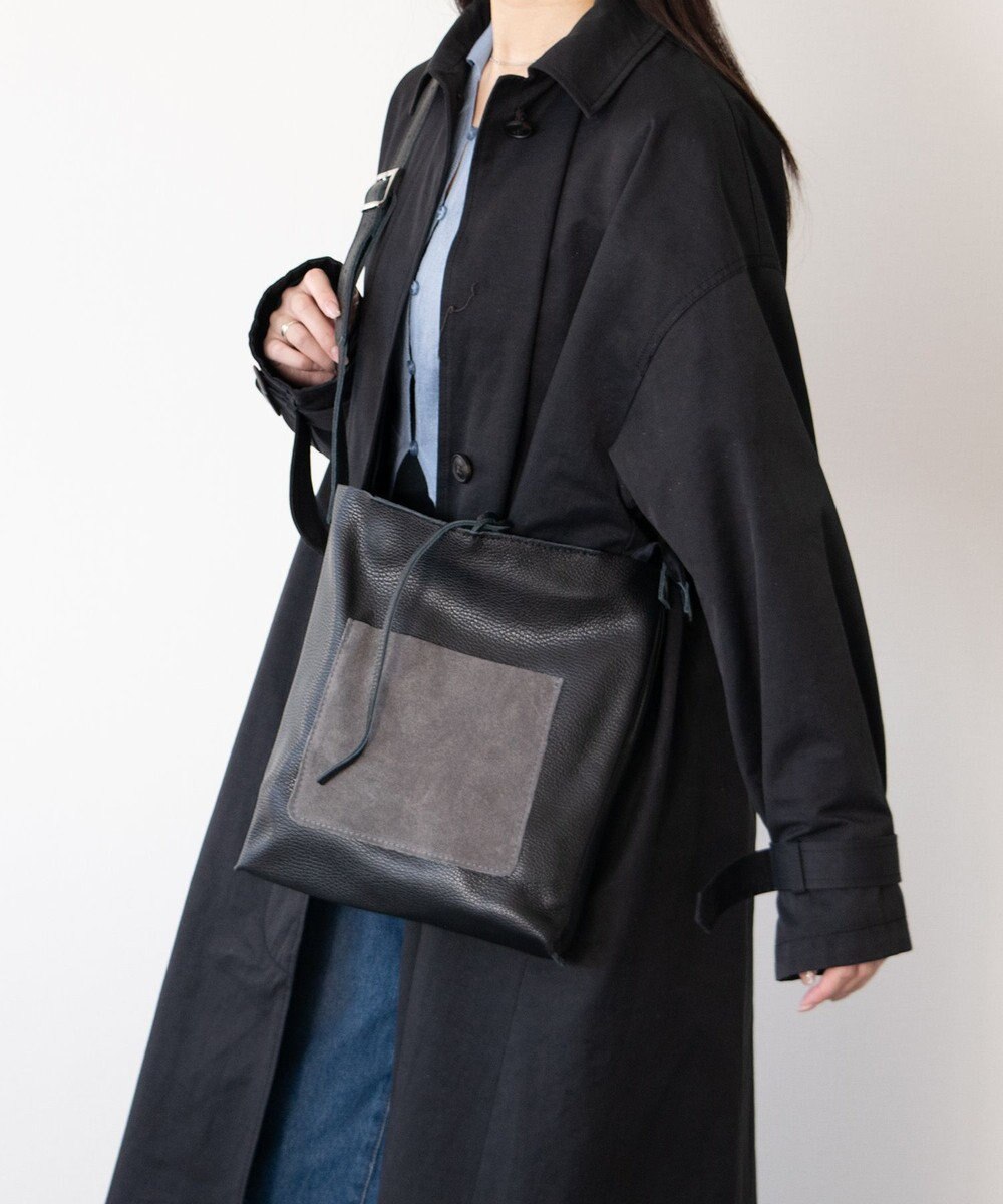 INTER-CHAUSSURES 【ANDREA CARDONE】ミディアムサイズレザートートバッグ 