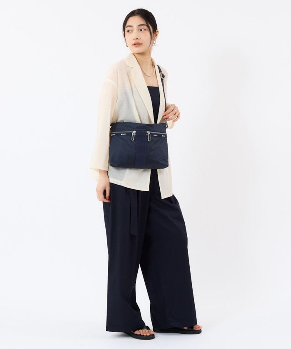 LeSportsac POUCH CROSSBODY/ダークブルーC 
