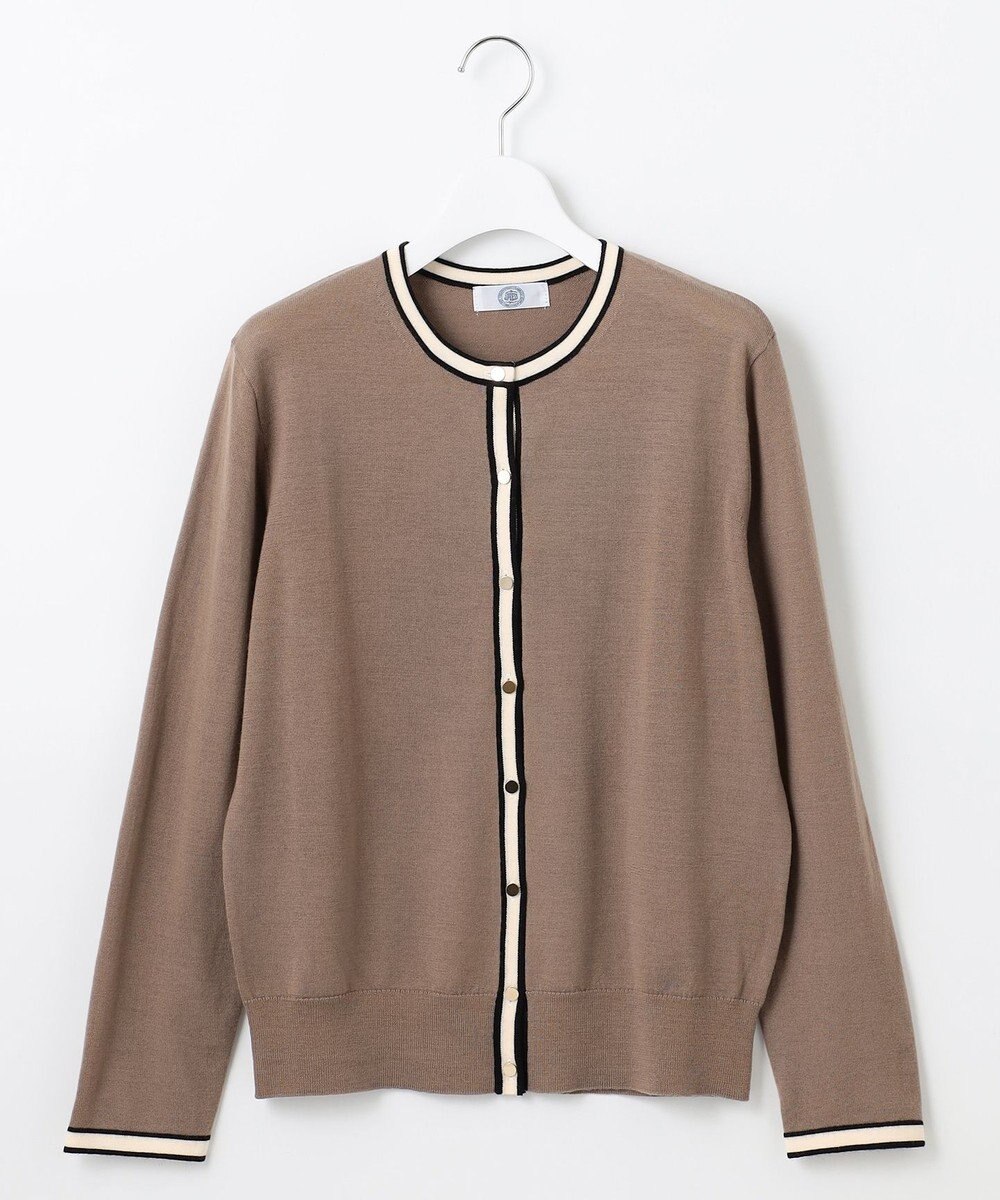 J.PRESS LADIES L 【洗える】トリムツイン ニット 