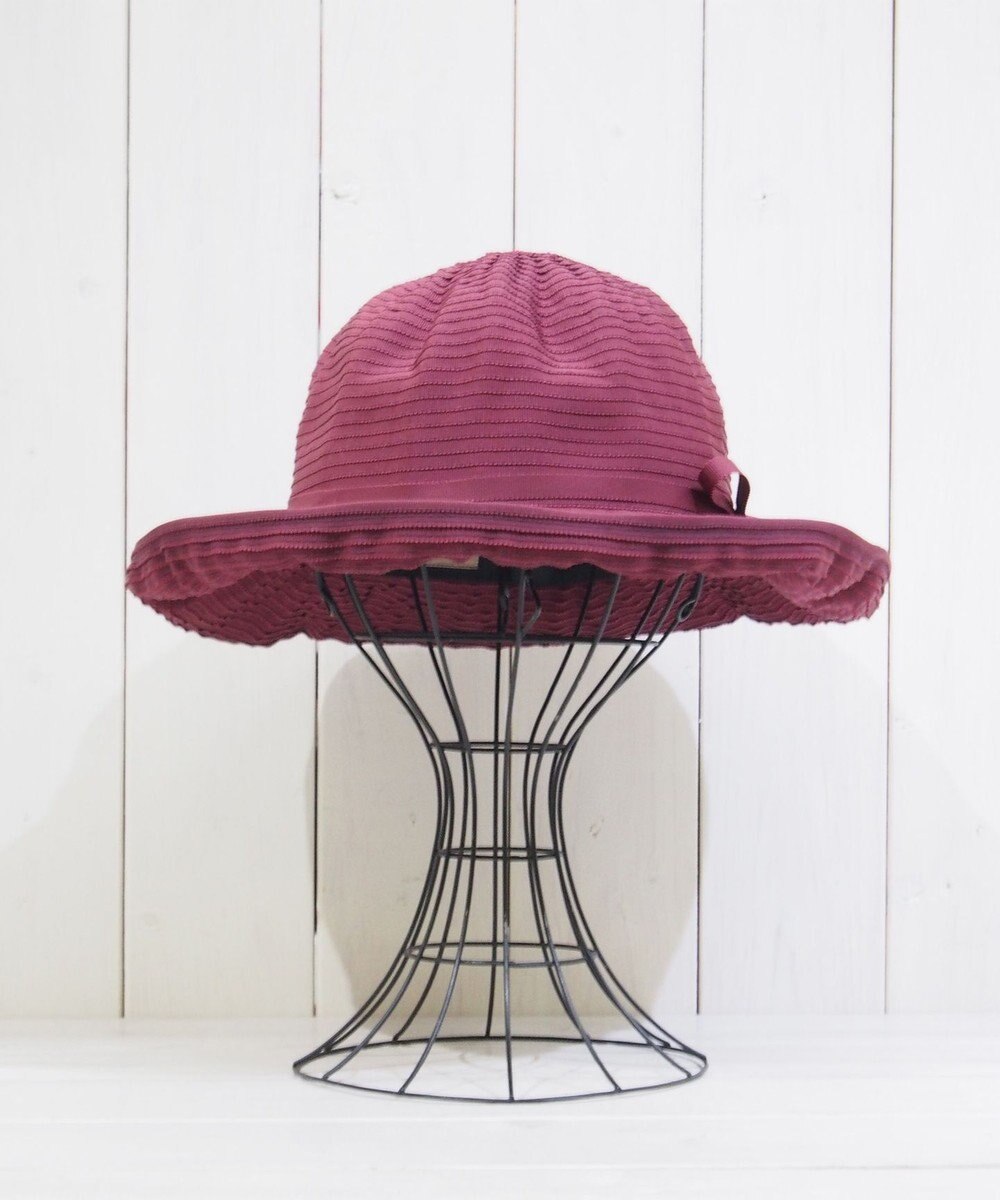 石田製帽 〈25SS新作〉グログランリボン ソフトハット 