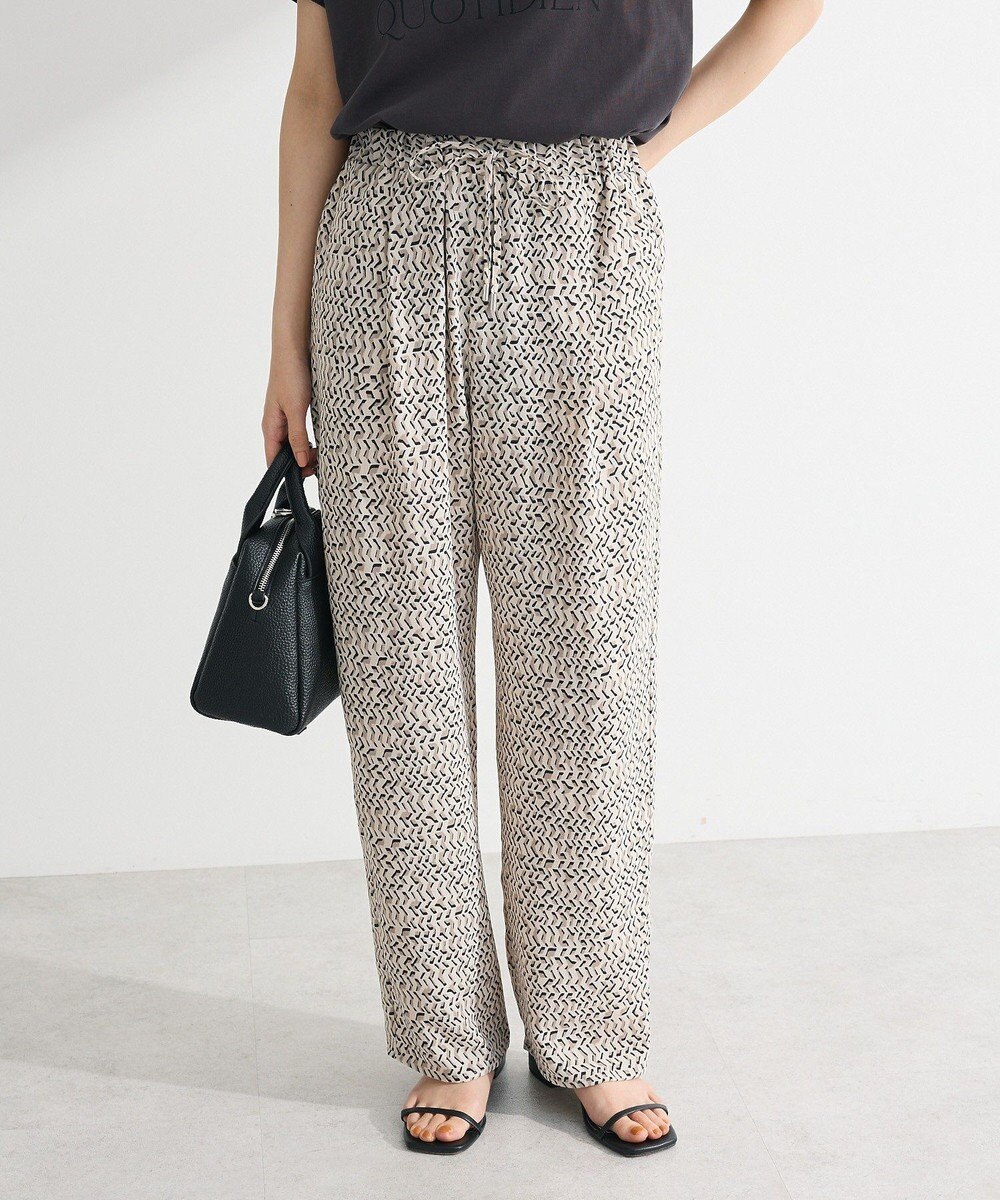 Green Parks 柄イージーパンツⅢ（テーパード） 