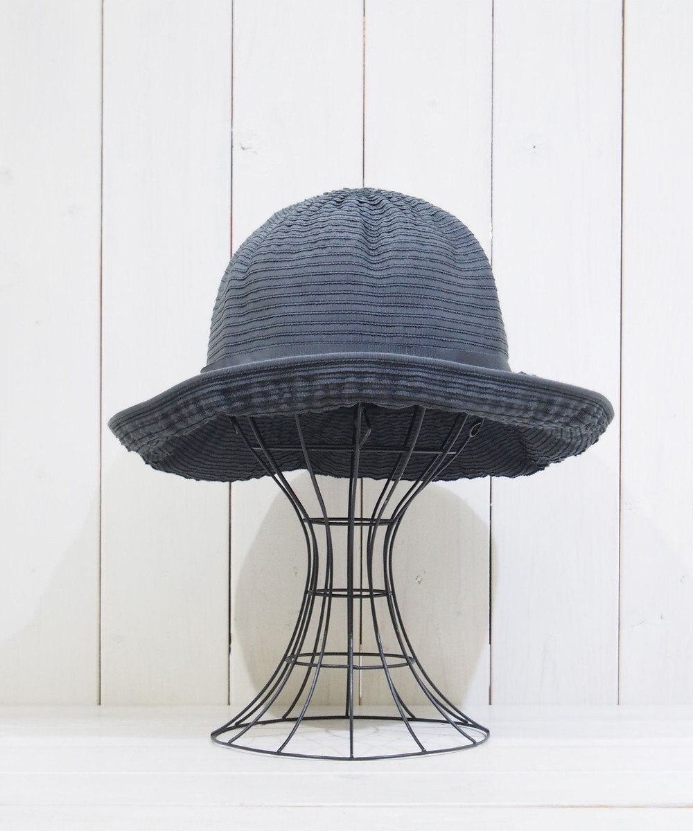 石田製帽 〈25SS新作〉グログランリボン ソフトハット 