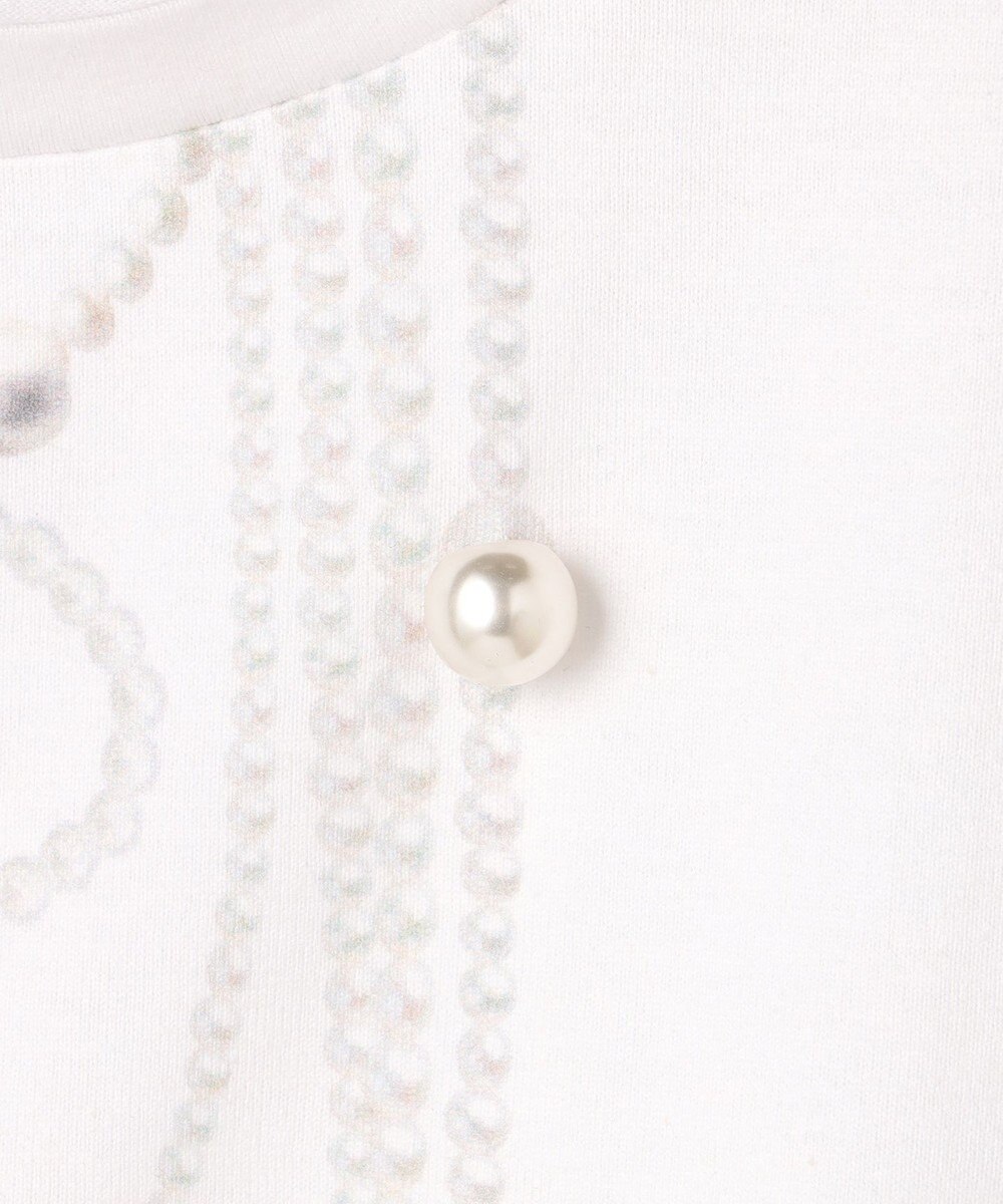 組曲 S 【先行予約・WEB限定】トロンプルイユ パールネックレスＴシャツ 