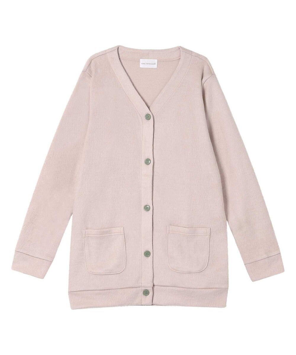 une nana cool ビーバー仕立てカーディガン 