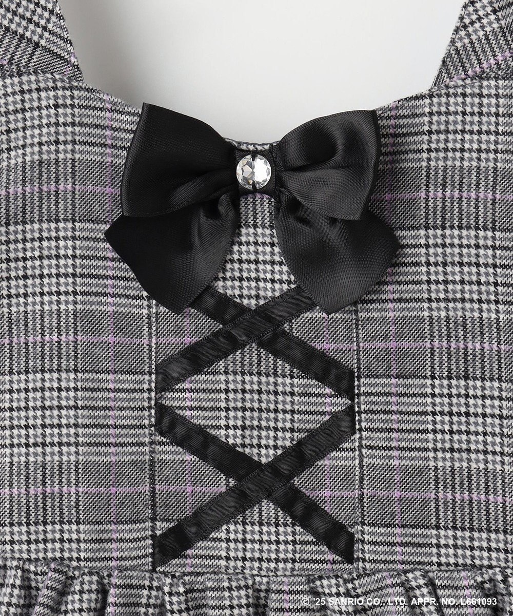 ANY KIDS 【マイメロディ＆クロミ×ANY KIDS】チェック ジャンパースカート 