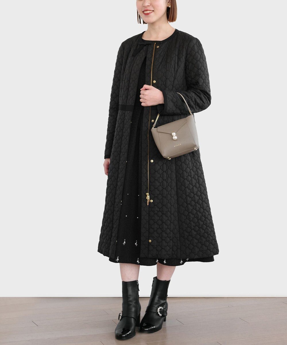 TOCCA 【消臭・洗える】CLOVER CARPET キルト中綿ロングコート 