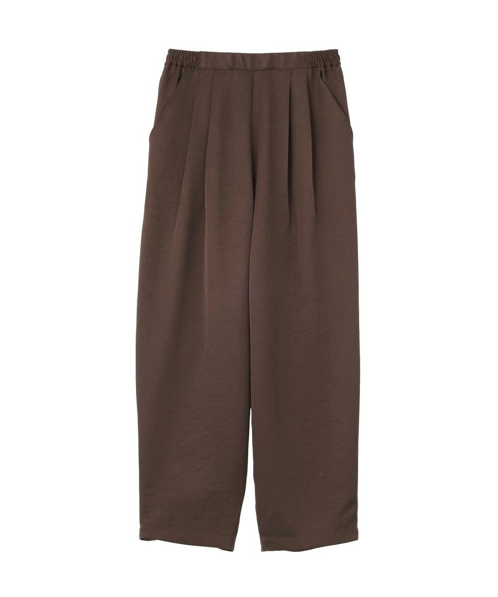 AMERICAN HOLIC 【イージーケア】サテンカーブパンツ 