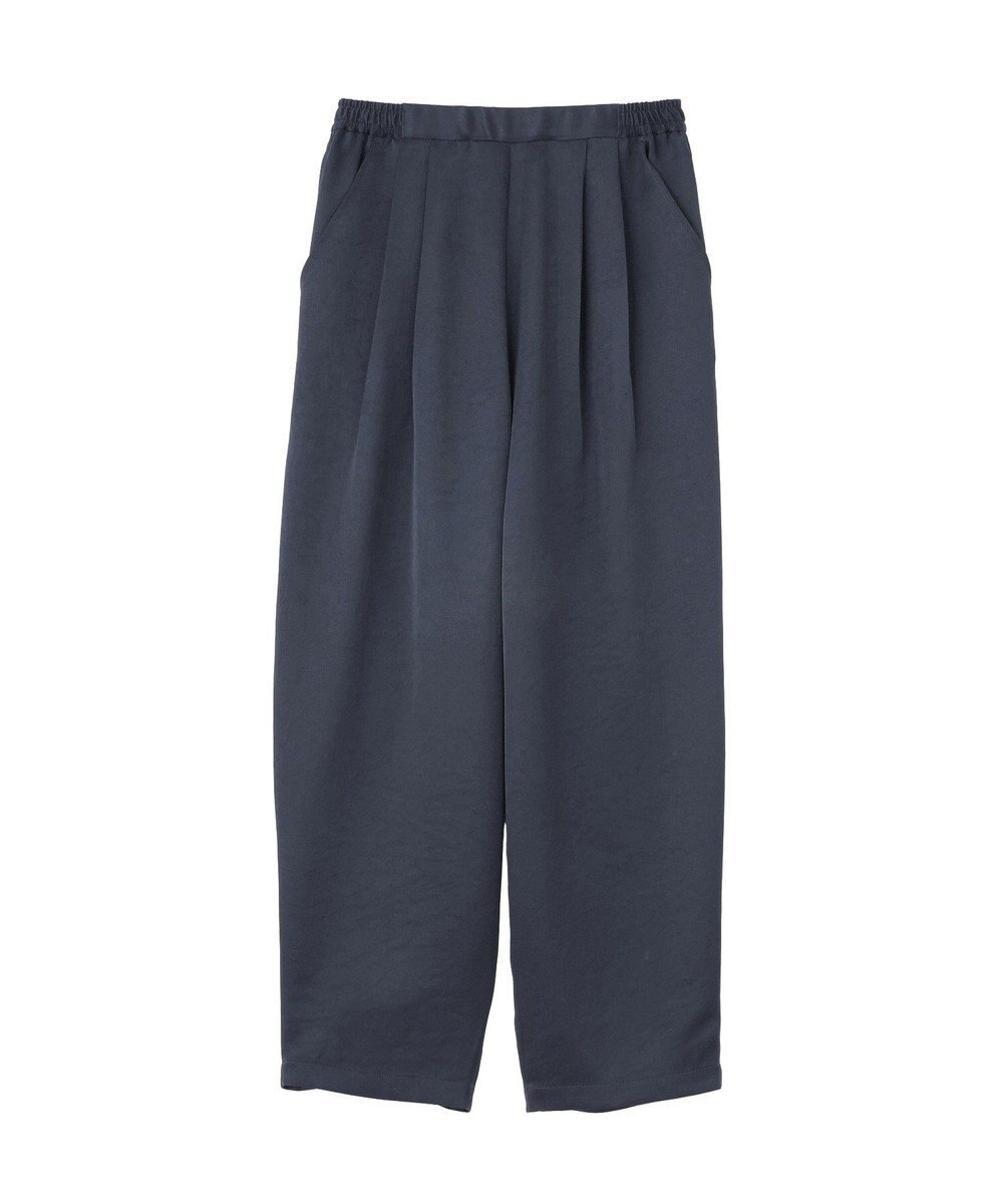 AMERICAN HOLIC 【イージーケア】サテンカーブパンツ 