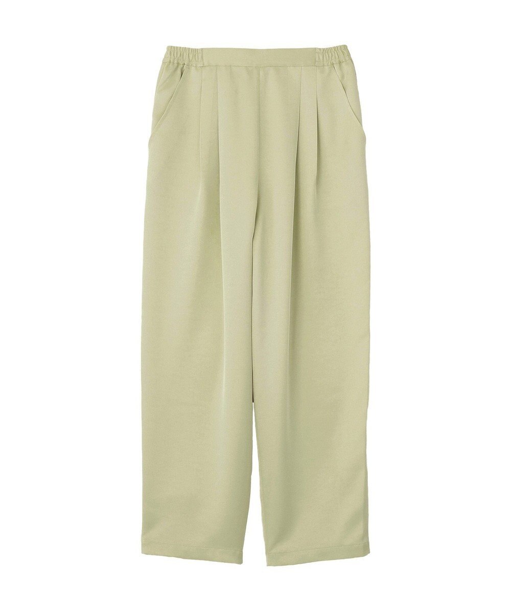AMERICAN HOLIC 【イージーケア】サテンカーブパンツ 