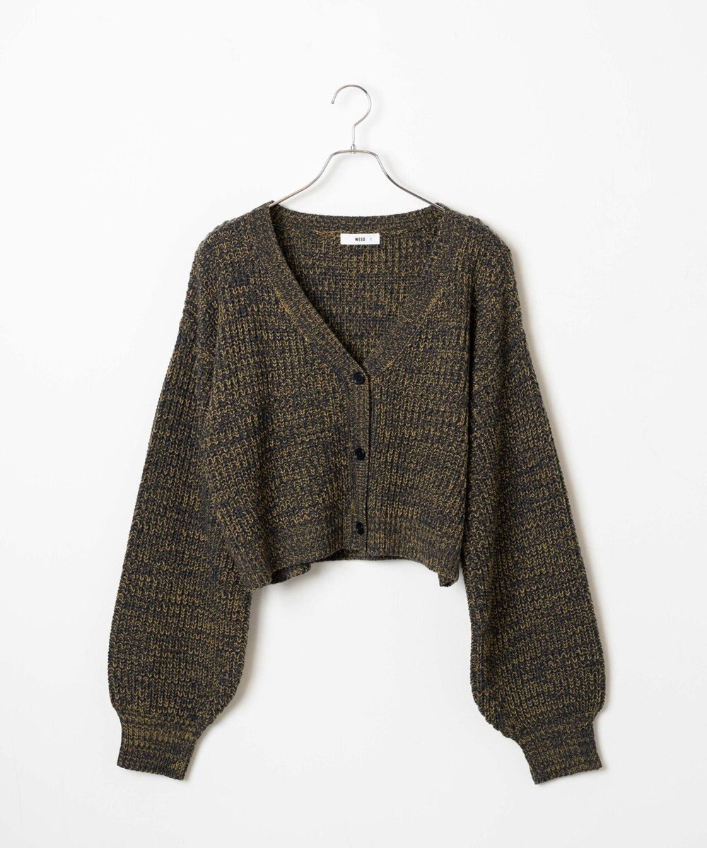 WEGO Vネックカラーカーディガン 