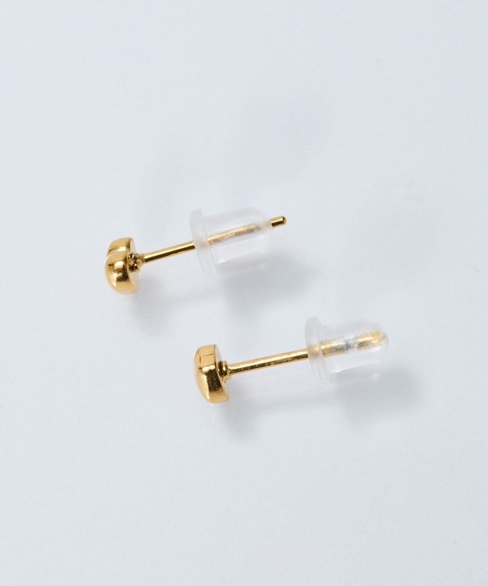 Phoebe 【金属アレルギー対応】パフィーハートピアス　ゴールド/サージカルステンレス 