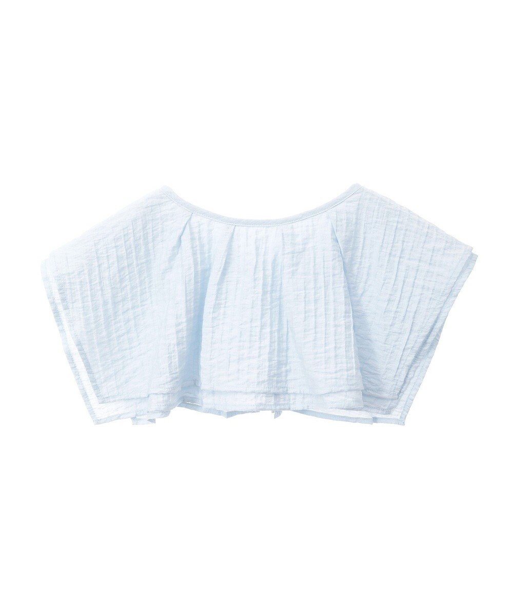 earth music&ecology ２ＷＡＹスクエアラッフルカラーブラウス 