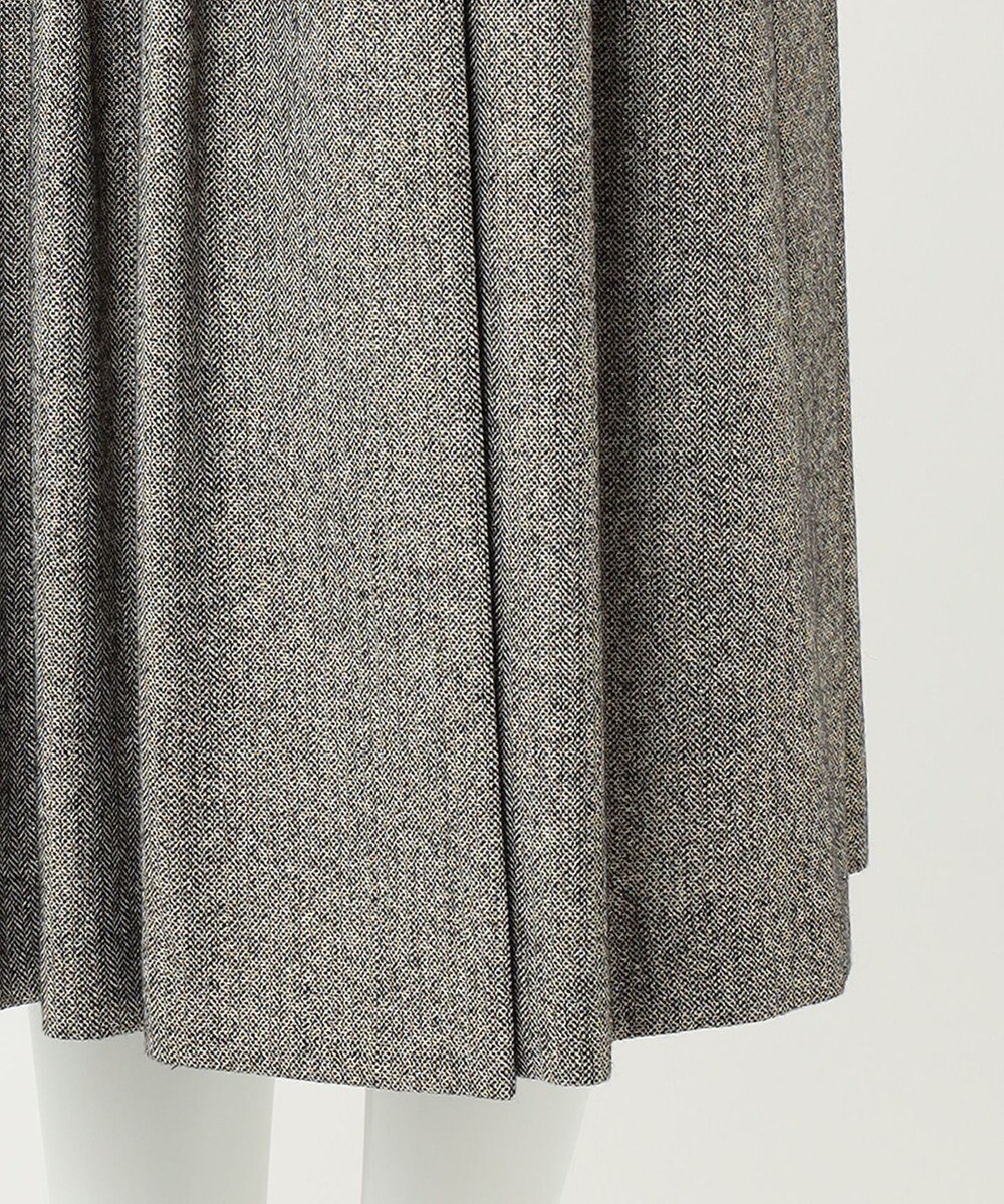 23区 【R(アール)】ウールラメ タックラップスカート 