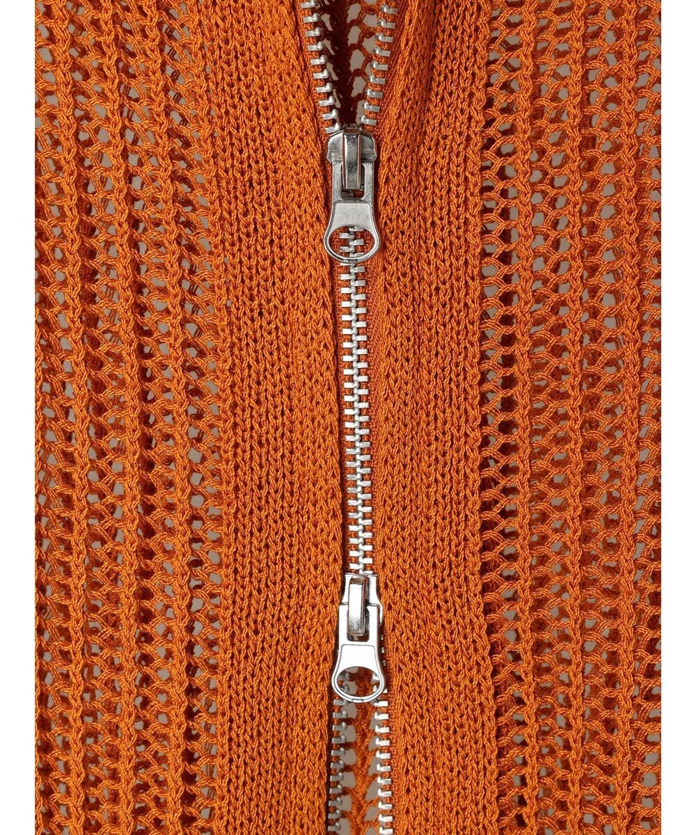 Green Parks Ｚｉｐ付メッシュカーディガン 