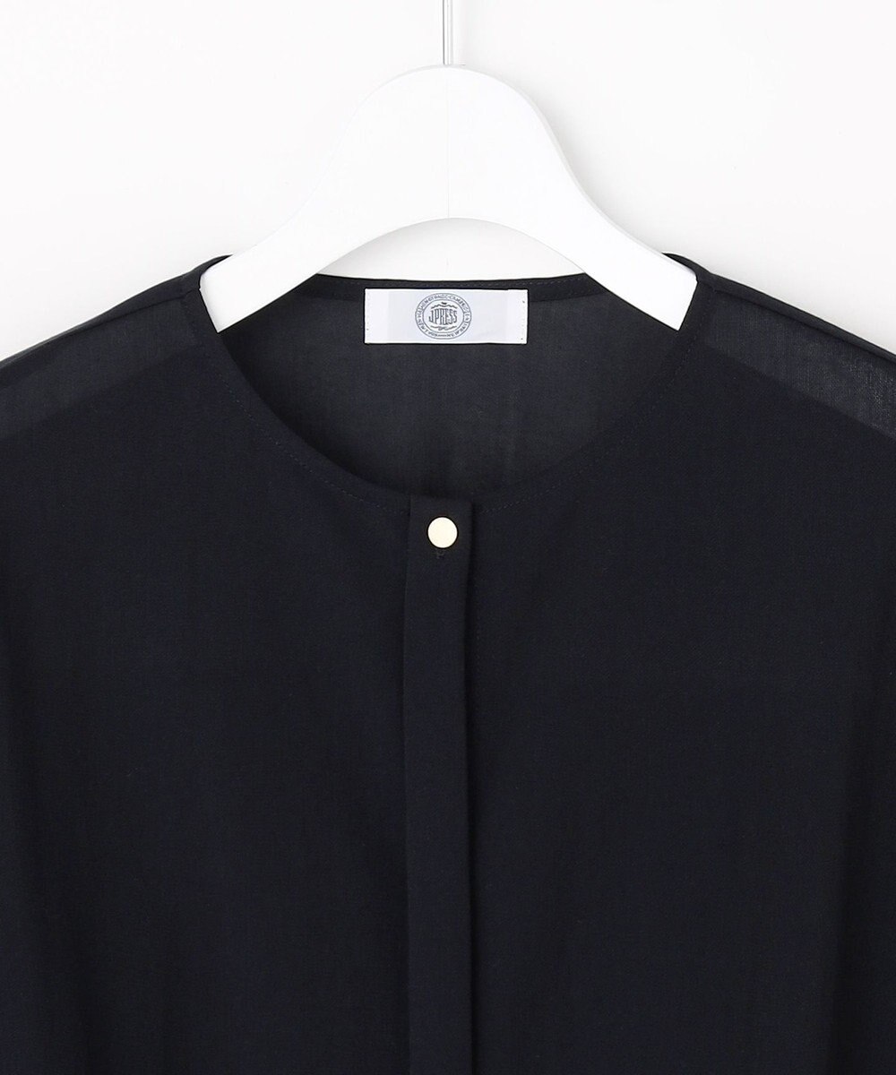 J.PRESS LADIES 【冷房対策に】シアードライトリコット クルーネック カーディガン 