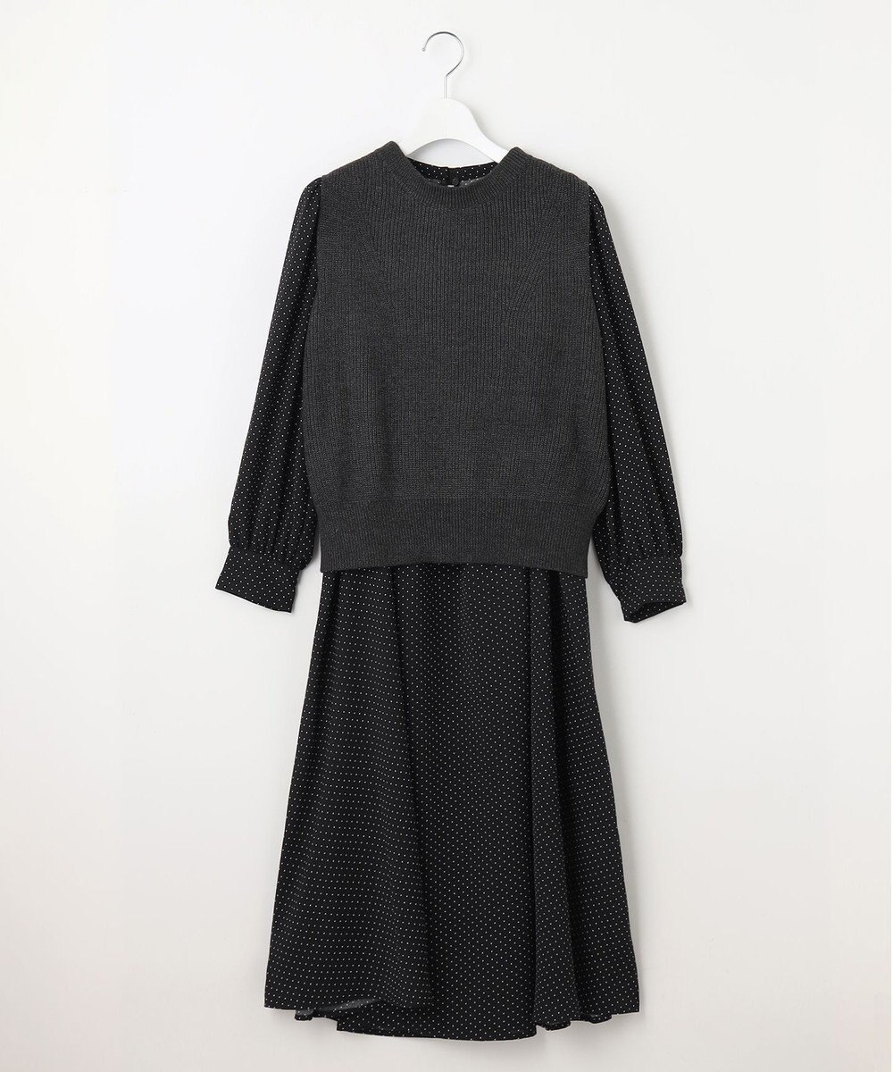 Feroux 【セットアイテム】ニットベストセット ワンピース 