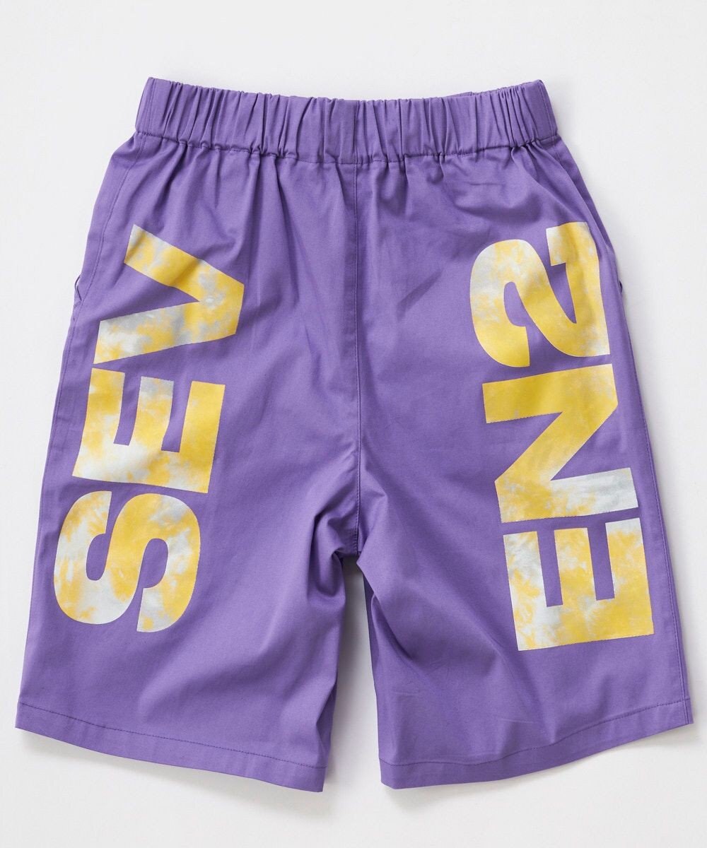 OP／FILA 【SEVEN2】バックブリント ロゴデザインハーフパンツ 