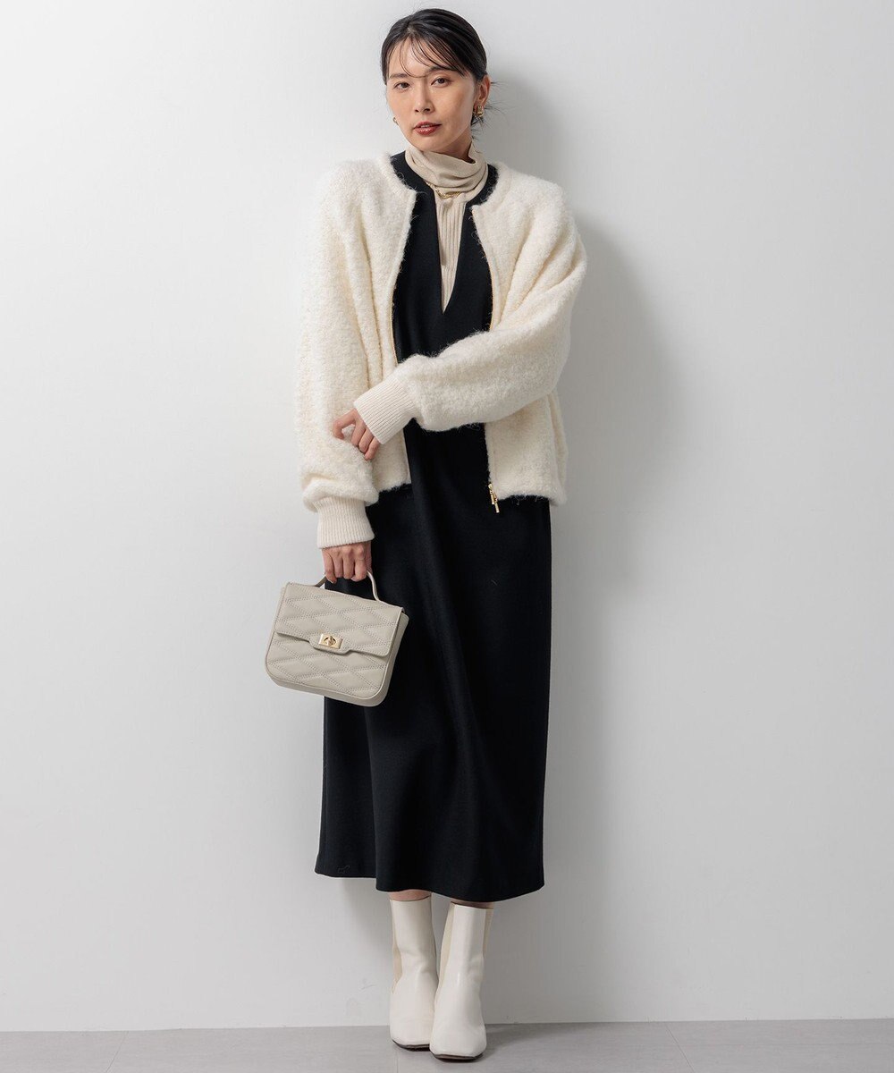 23区 【洗える】シアーラメタートル ニット 