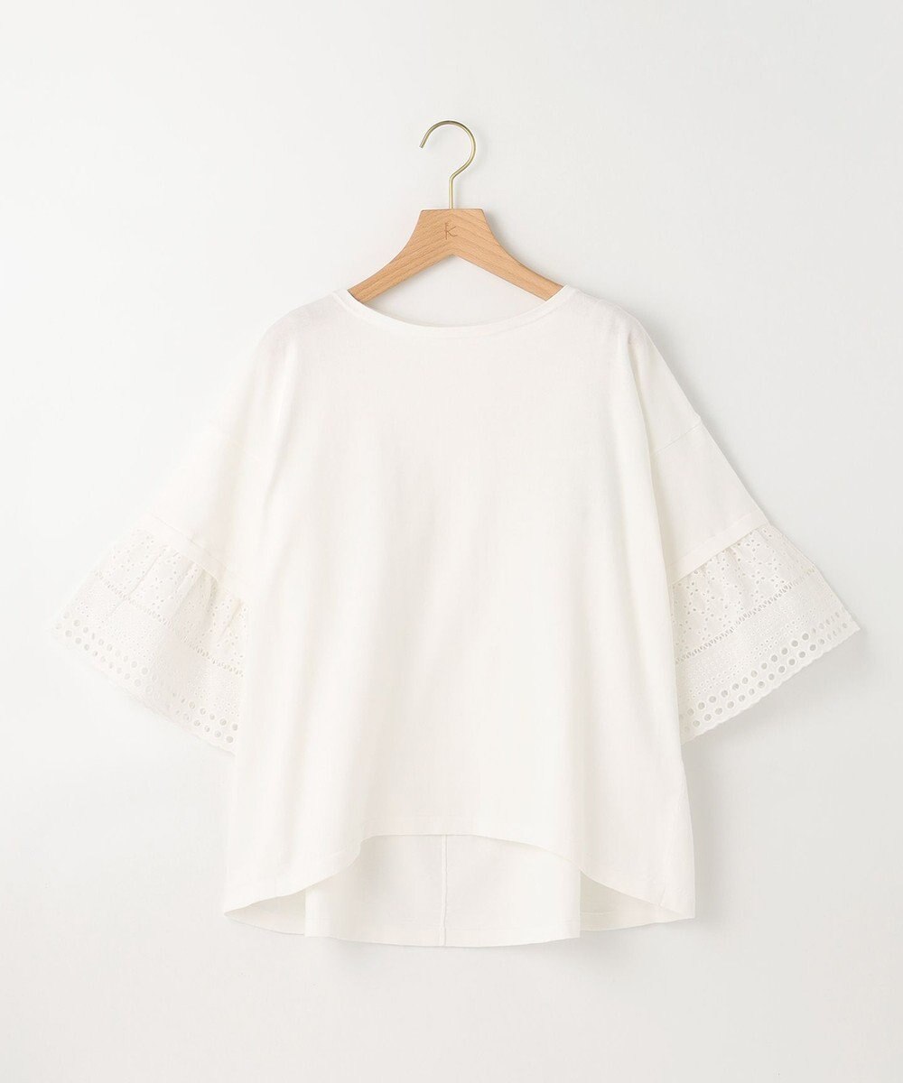 組曲 【WEB限定】レーススリーブ ニット 