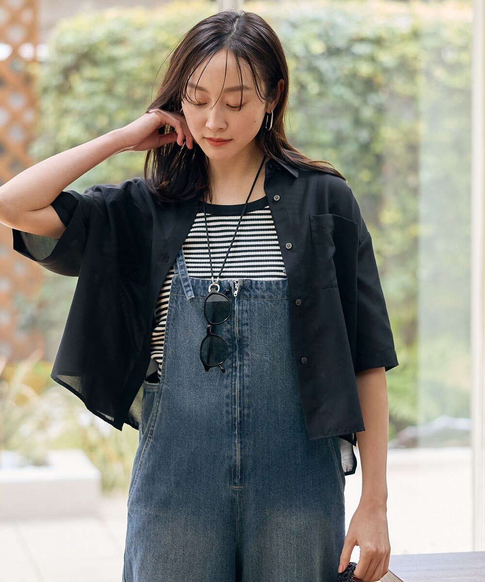 ANY シアーテックリネンシャツ 