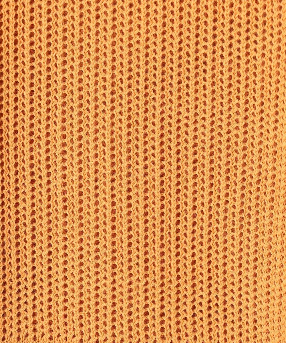 UNFILO L メッシュ クロップドニット 