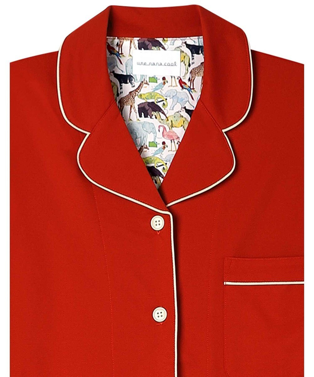 une nana cool 【綿混】両染ジャージ半袖パジャマ MADE WITH LIBERTY FABRIC 