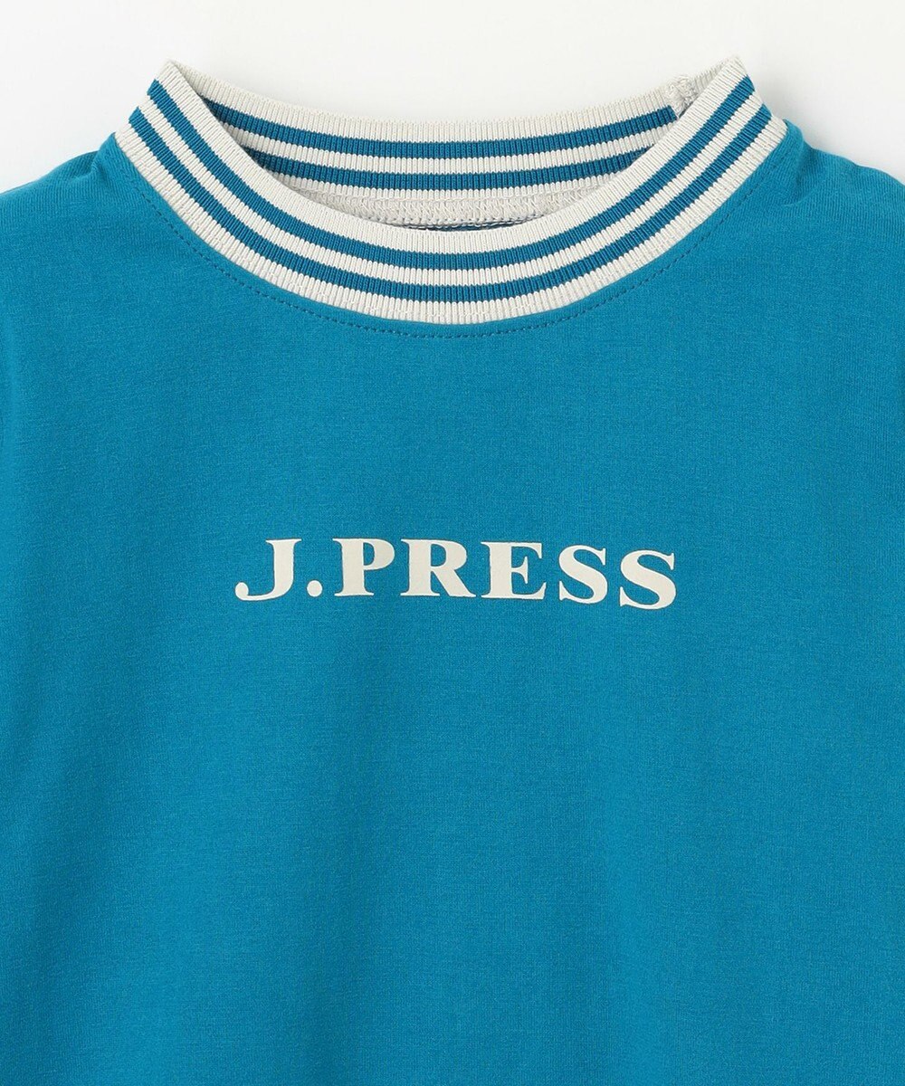 J.PRESS KIDS 【100-130cm】リブライン ロゴカットソー 