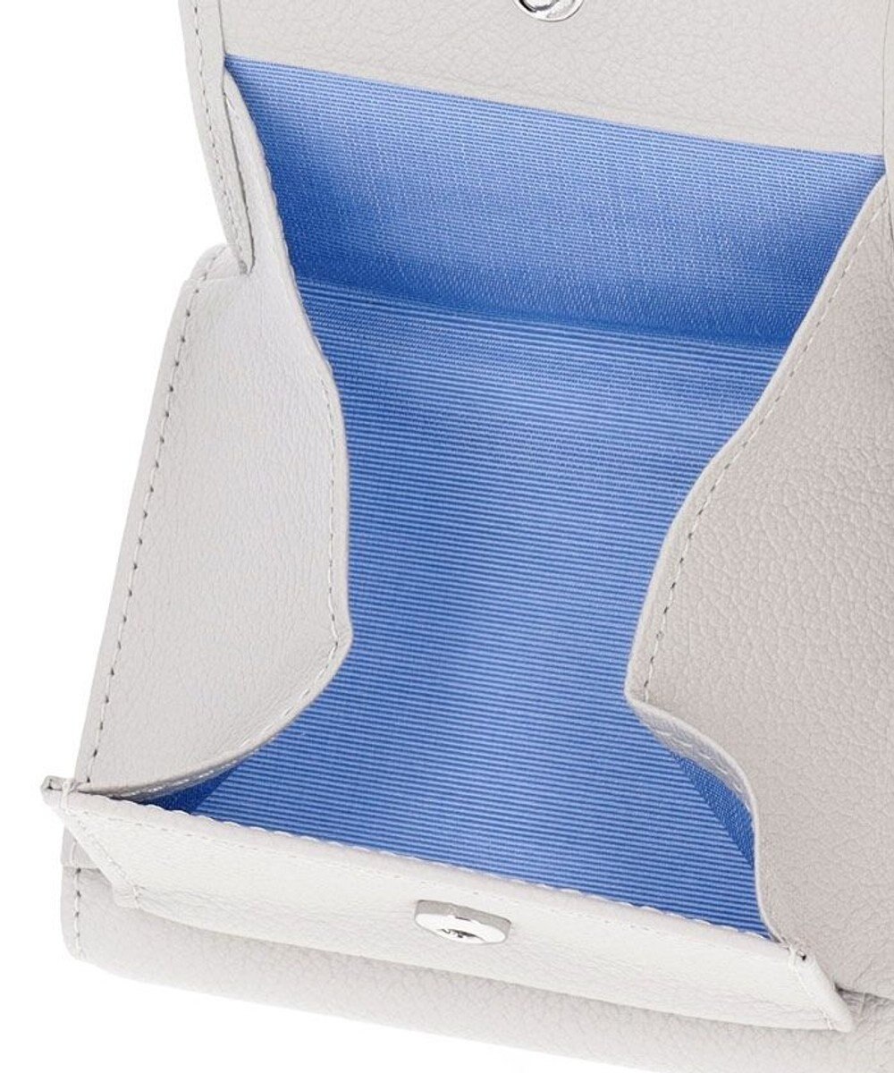 LANVIN en Bleu カリヨン 三つ折り財布 