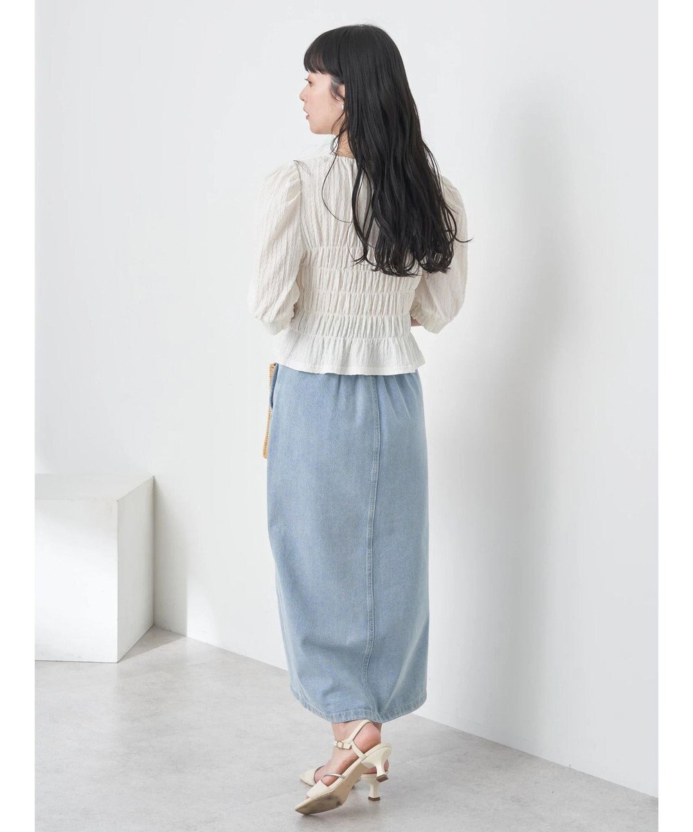 earth music&ecology ポコポコシャーリングトップス 